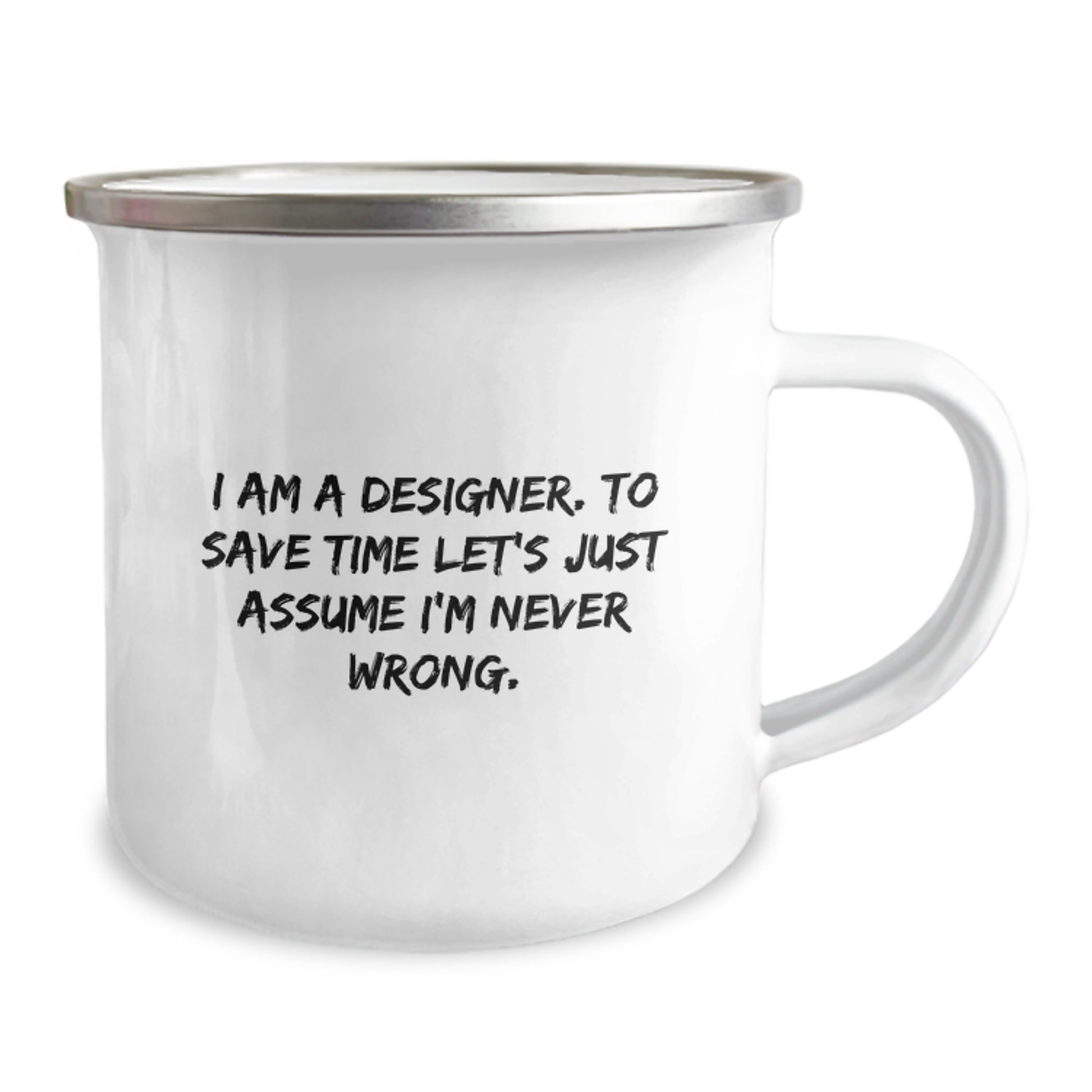 Designer Keepsake Camping Mug for Him Birthday Gift with Enamel Finish - Image 2