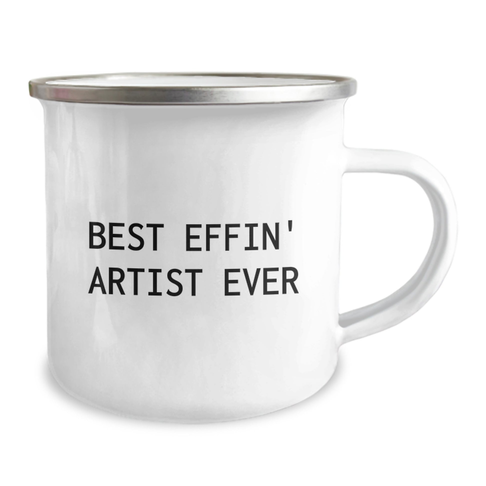 Funny Artist Gifts from Friends - Best Effin' Artist Ever Camping Mug, Graduation Unique Gifts for Men or Women Artist Lovers - Image 2