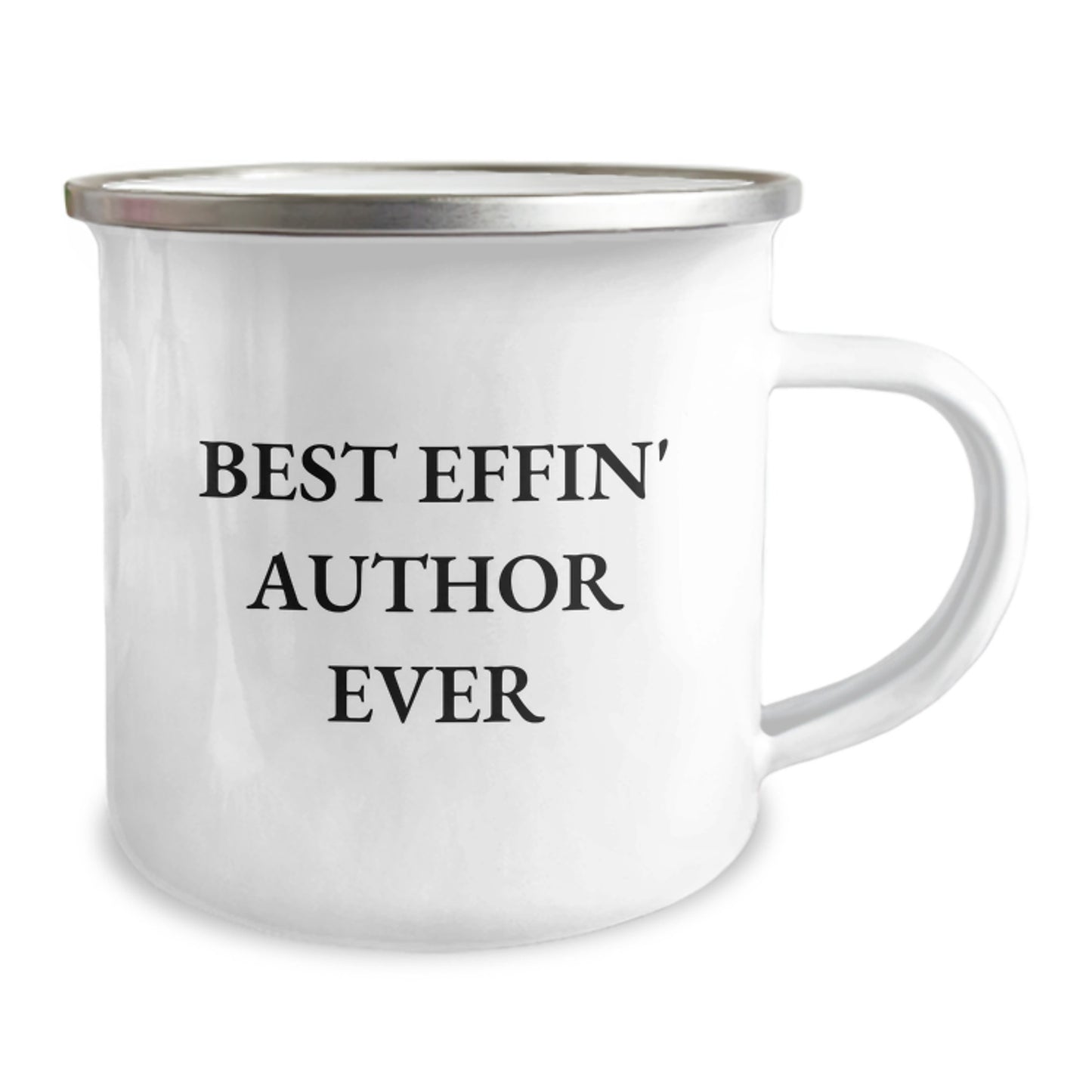 Funny Author Camping Mug Gifts from Men for Best Effin' Author Ever, Unique Christmas Unique Gifts for Author - Image 2