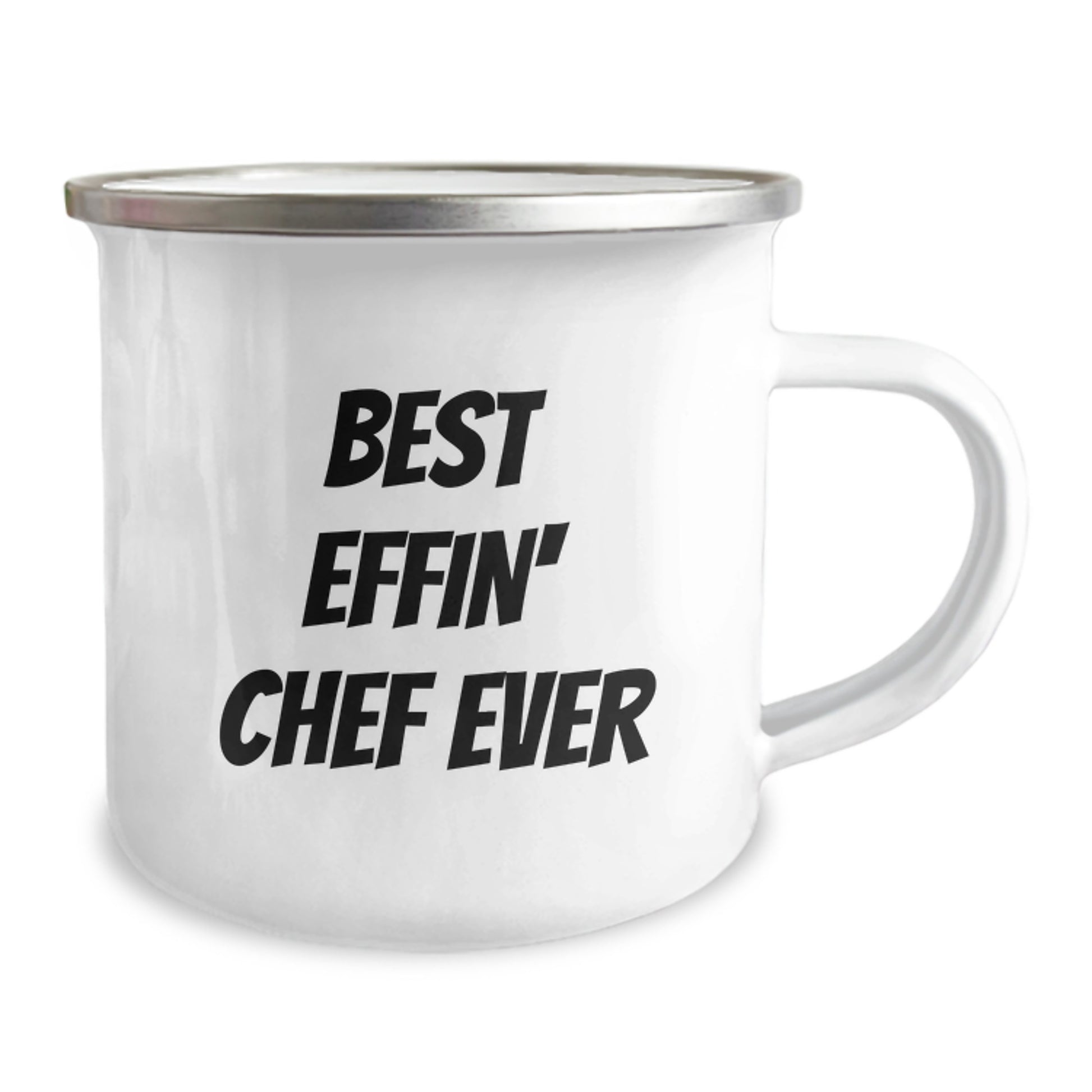 Chef Keepsake Camping Mug for Him Best Effin' Chef Ever Graduation Gift - Image 2