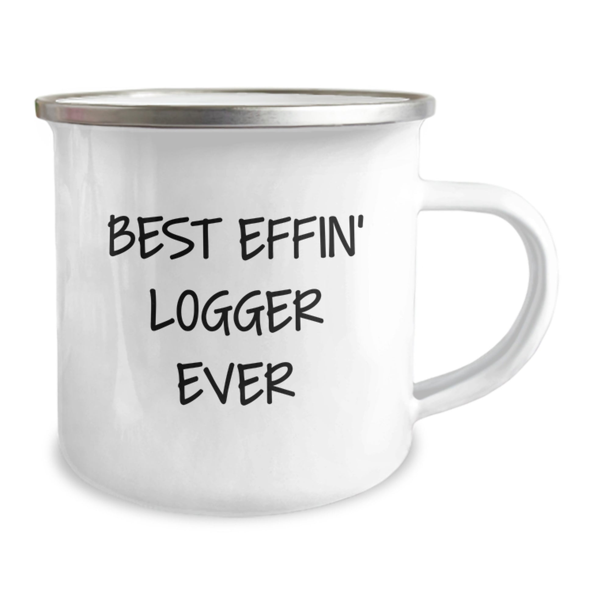 Logger Camping Mug Keepsake for Him – Effin' Logger Ever Birthday Gift - Image 2