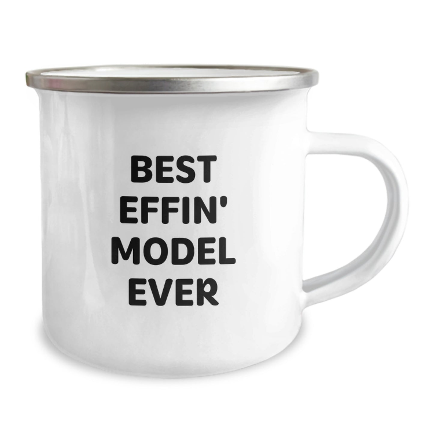 Funny Graduation Gifts for Model Lovers - Best Effin' Model Ever Model Camping Mug - Image 2