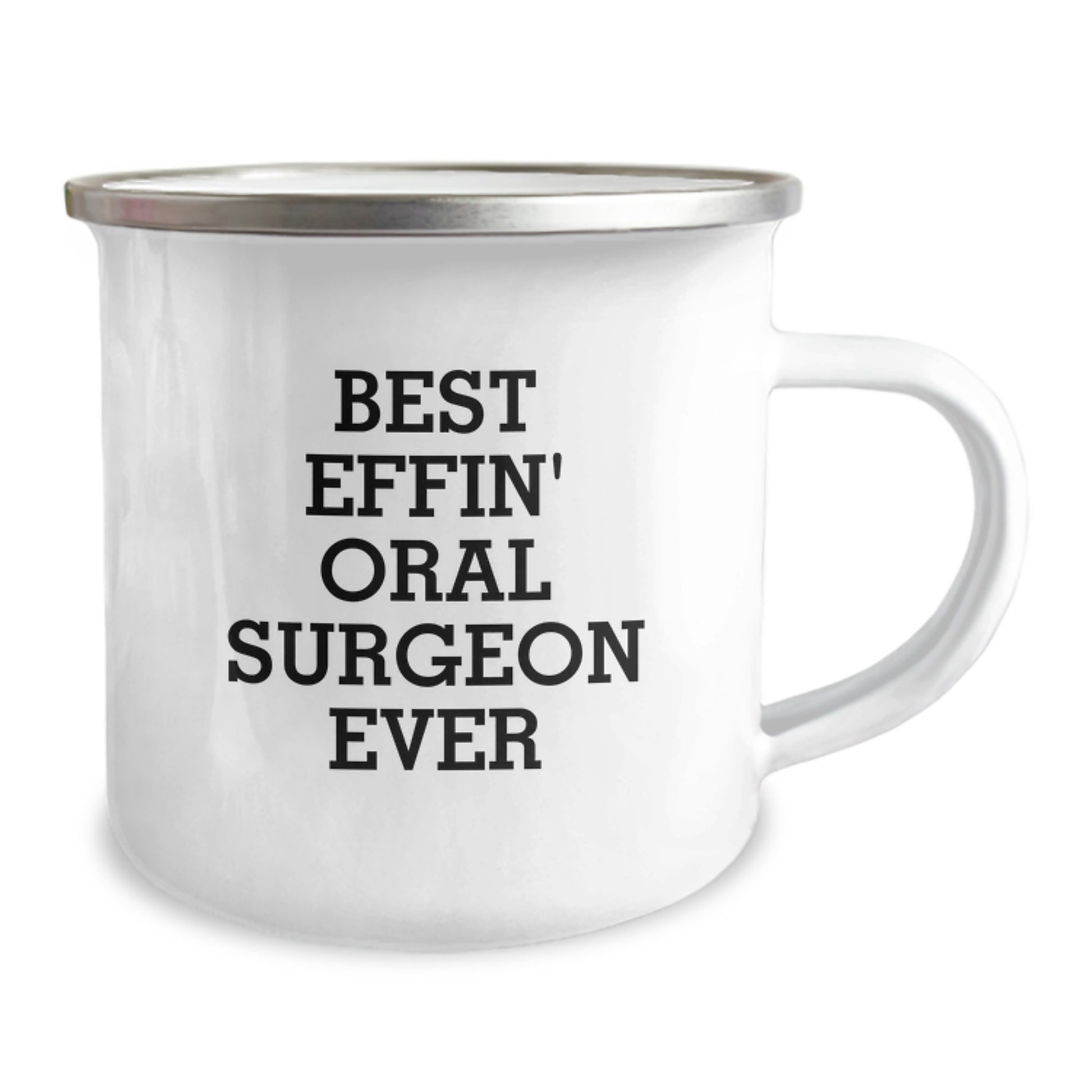 Funny Oral Surgeon Gifts for Him, Best Effin' Oral Surgeon Ever Quote, Camping Mug for Birthday Unique Gifts from Men to Family - Image 2