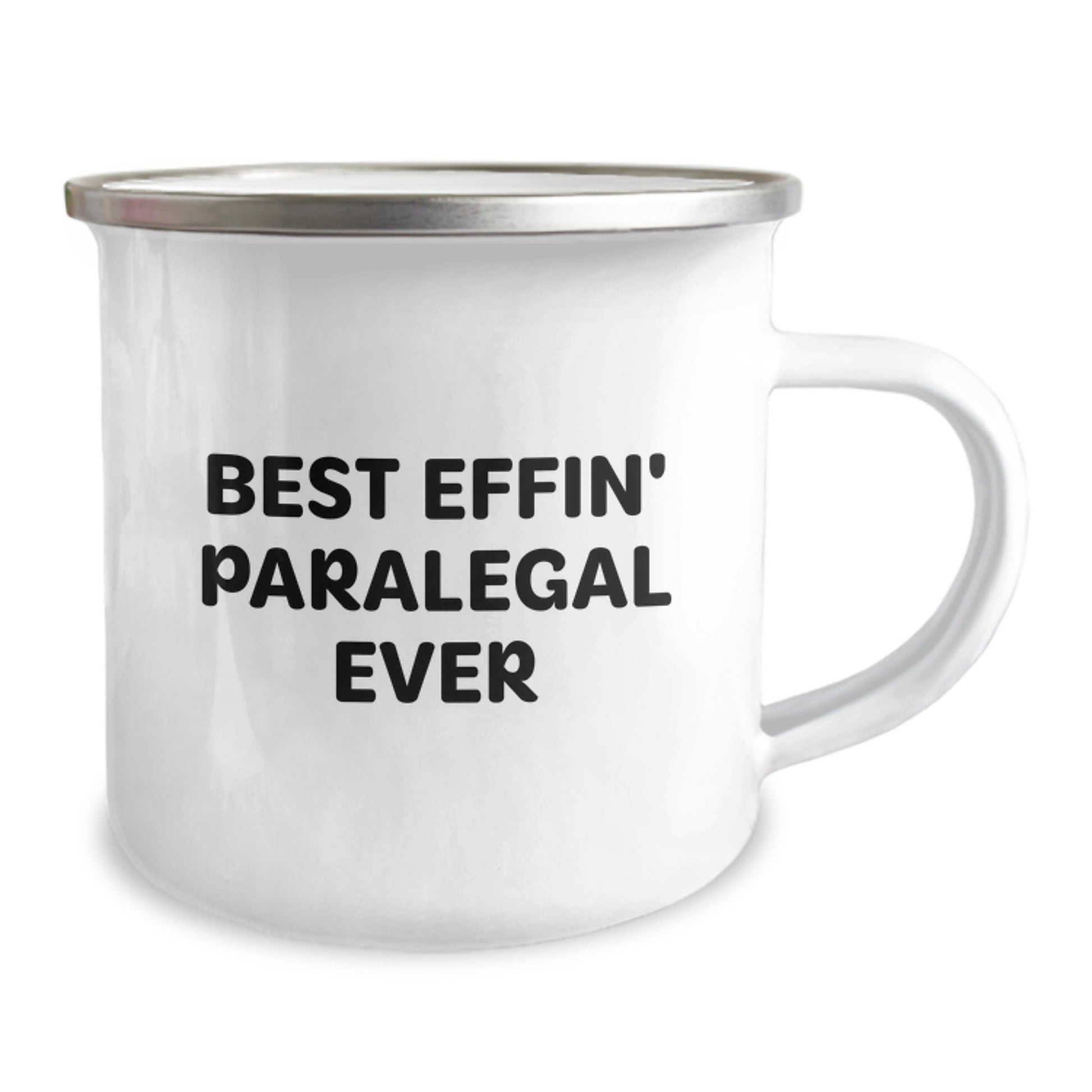 Funny Paralegal Gifts for Paralegal Friends, Best Effin' Paralegal Ever Camping Mug, Unique Graduation Gifts from Family to Paralegal Men - Image 2