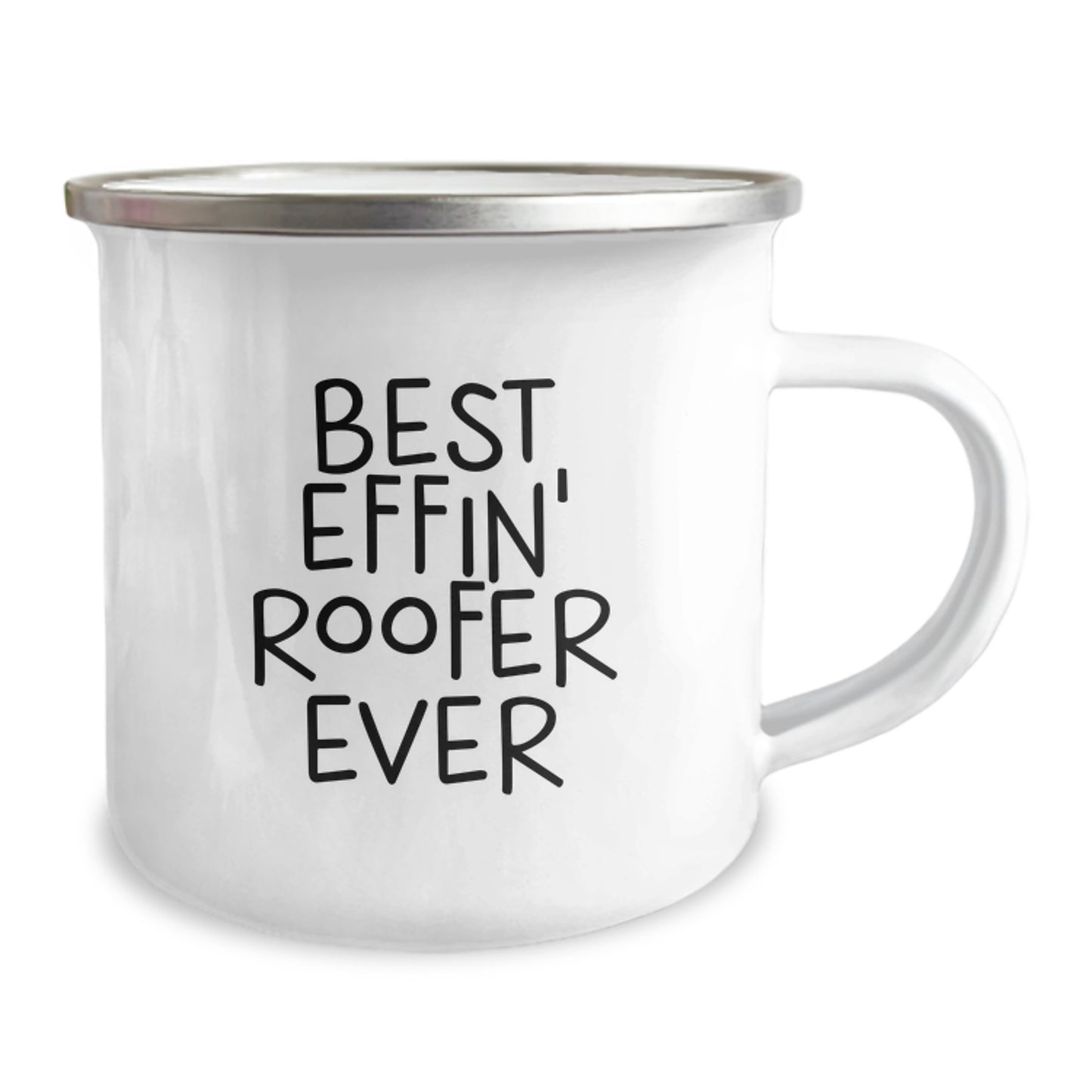 Funny Roofer Gifts from Friends to Best Effin' Roofer Ever Lovers - Unique Camping Mug for Christmas - Image 2