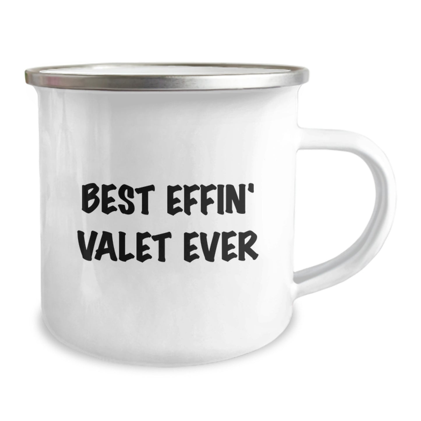 Funny Valet Gifts from Friends for the Best Effin' Valet Ever - Unique Camping Mug for Graduation - Image 2