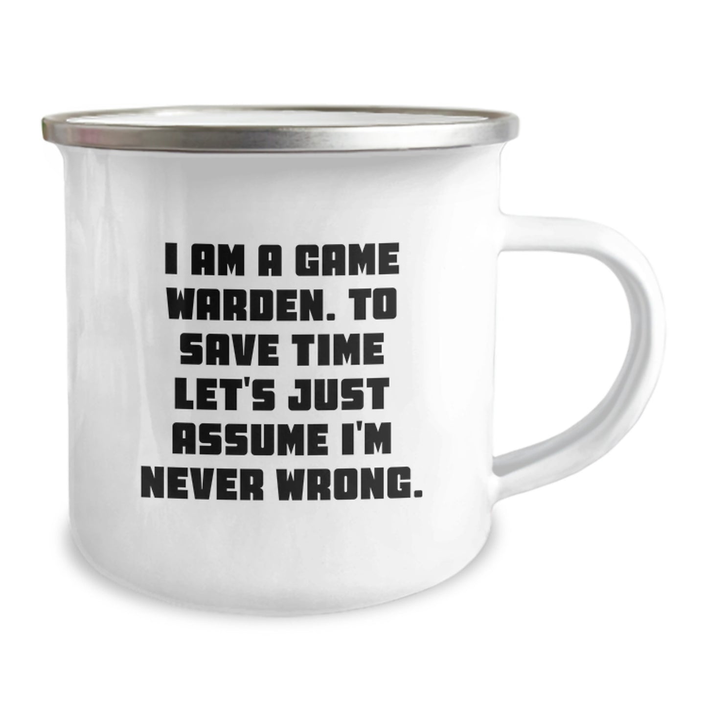 Game Warden Keepsake Camping Mug for Him Birthday Gift - Image 2