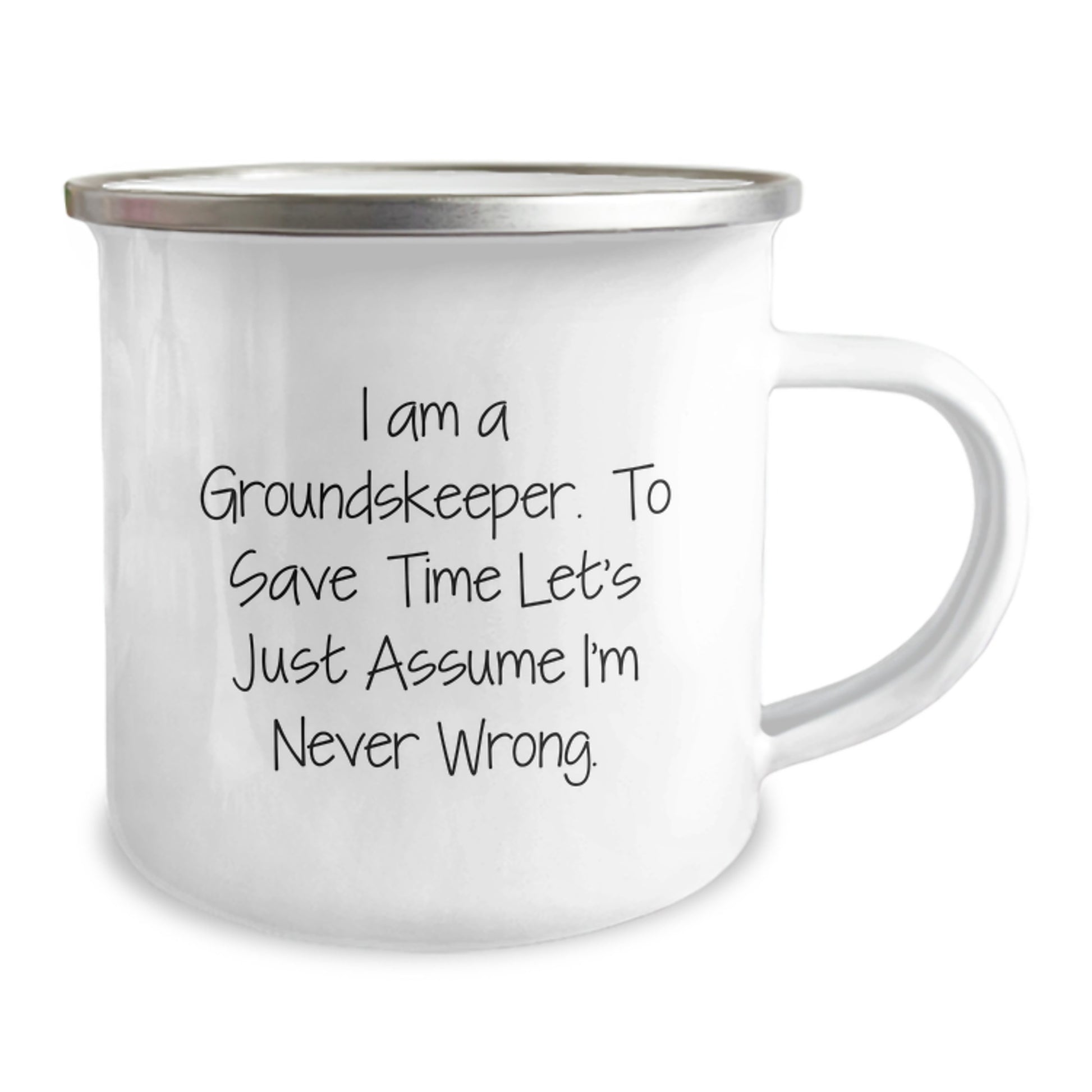 Groundskeeper Camping Mug Keepsake Birthday Gift for Him Stainless Steel - Image 2