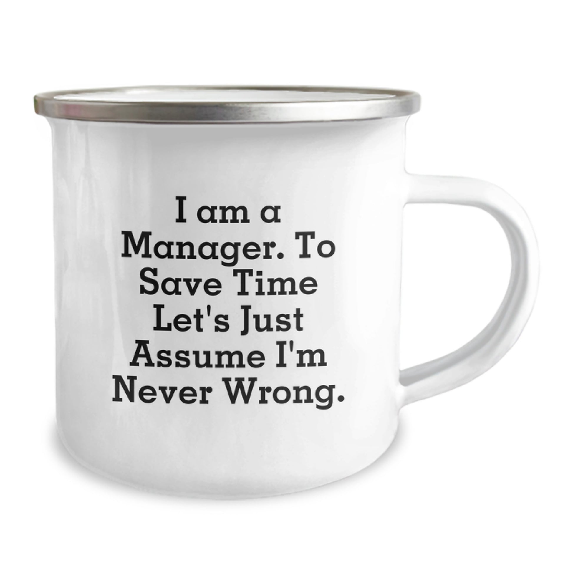 Sassy Manager Camping Mug for Friends Birthday Gift - Image 2