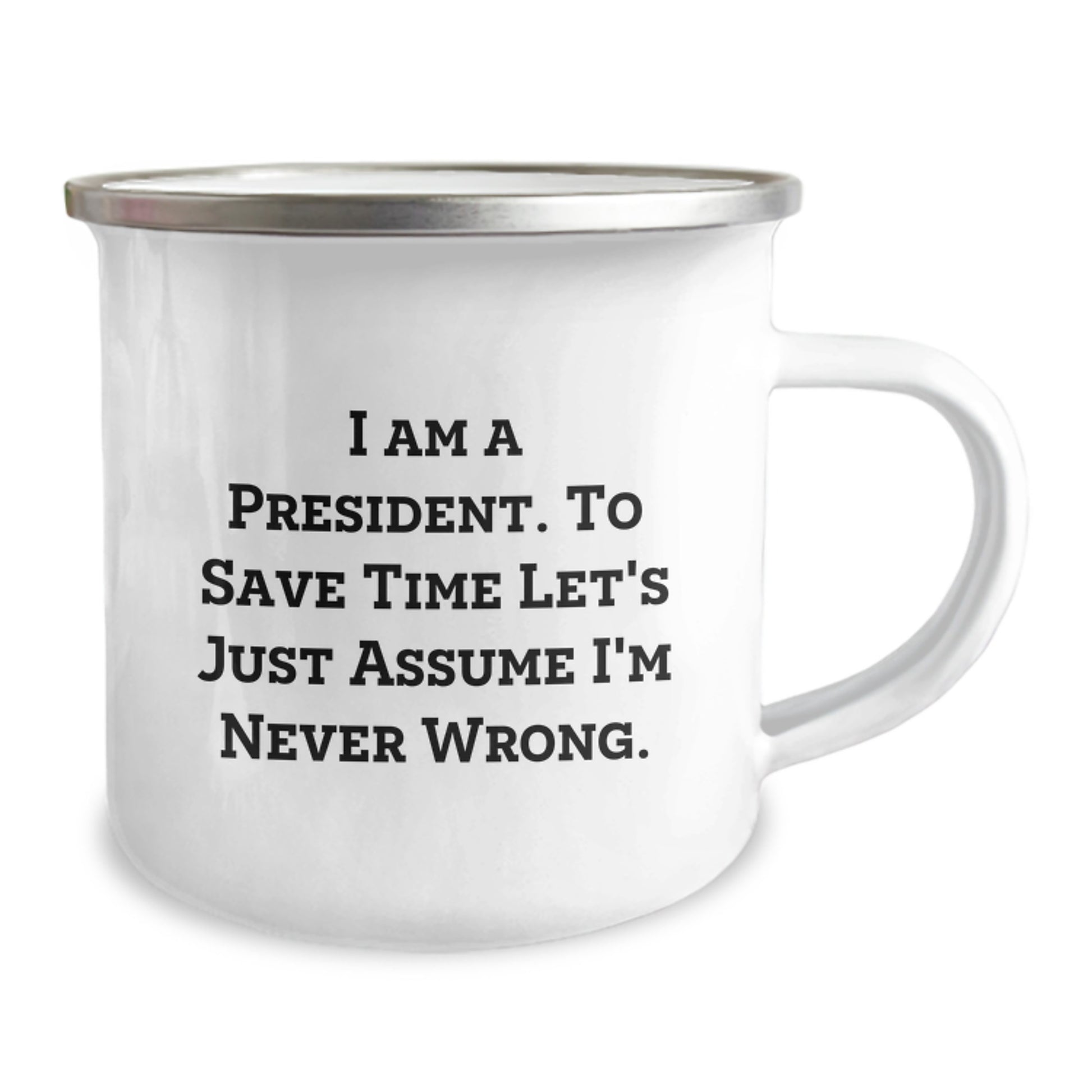 President Keepsake Camping Mug for Him Birthday Gift Stainless Durable - Image 2