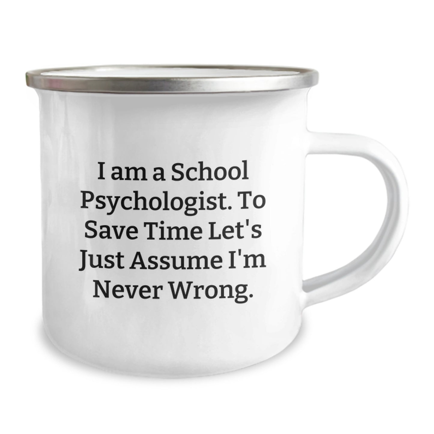 School Psychologist Camping Mug Keepsake Birthday Gift for Him - Image 2