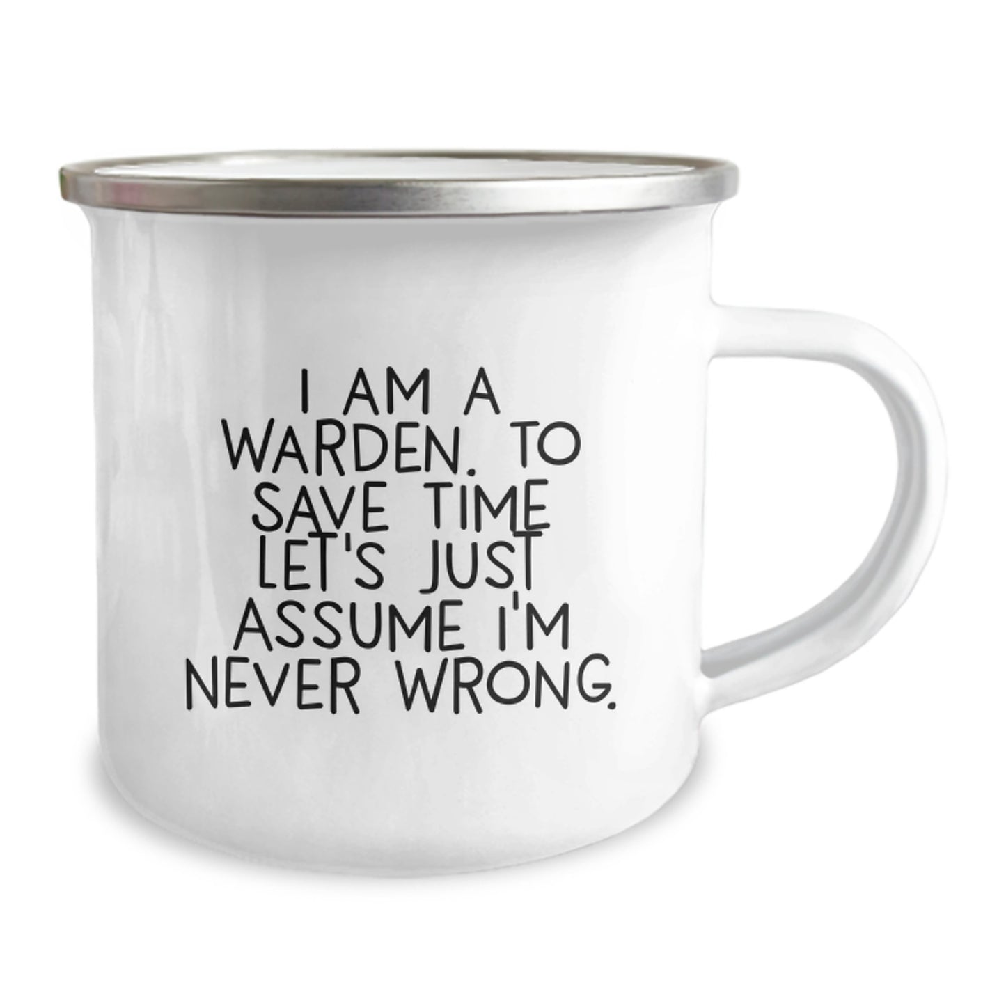 Funny Inspirational Gifts from Friends for Warden Graduation Unique Camping Mug - Image 2