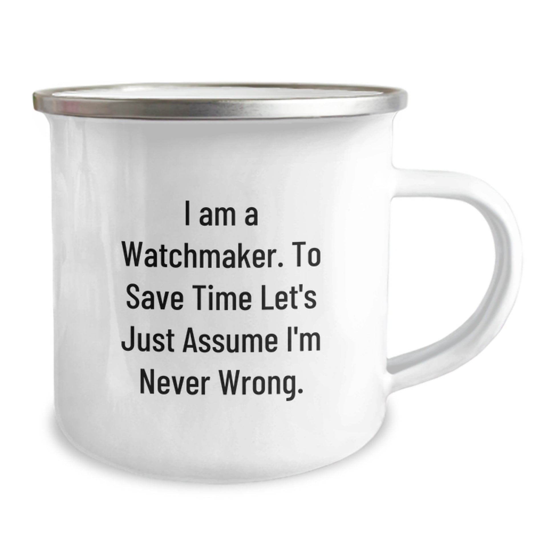 Watchmaker Keepsake Camping Mug for Him Birthday Premium Surprise Gift - Image 2