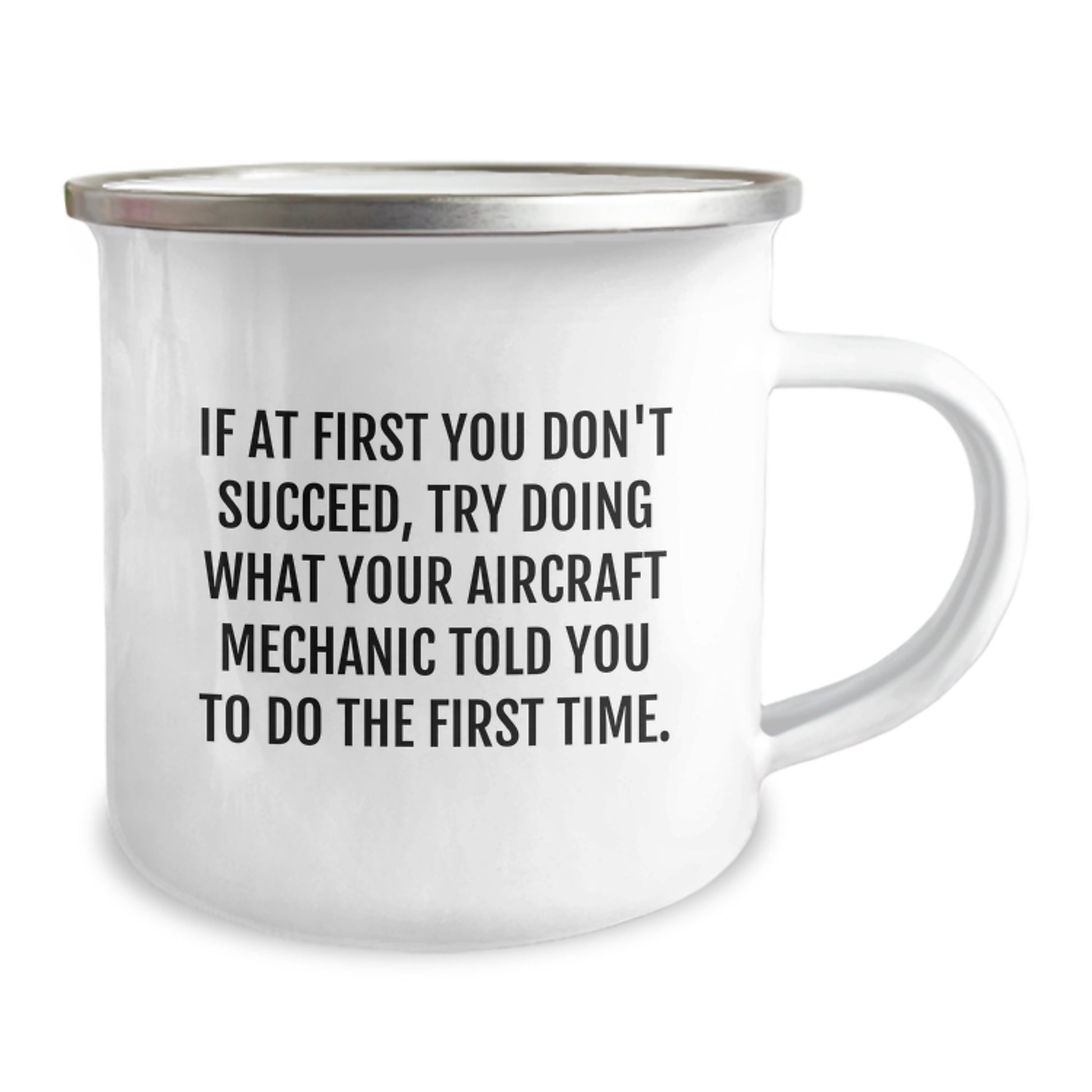 Funny Aircraft Mechanic Gifts for Men, Camping Mug with Inspirational Quote, Gifts from Friends, Unique Graduation Gifts for Aircraft Mechanic, Stainless Steel with Enamel Finish - Image 2