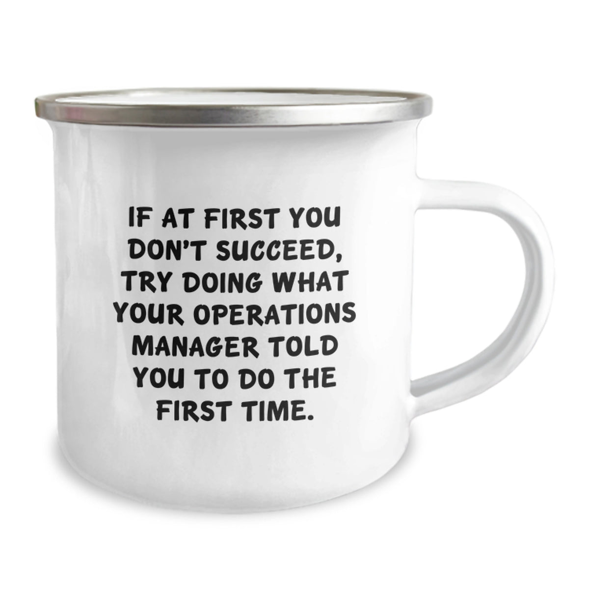 Operations Manager Gift for Him - Humorous Camping Mug Keepsake - Image 2