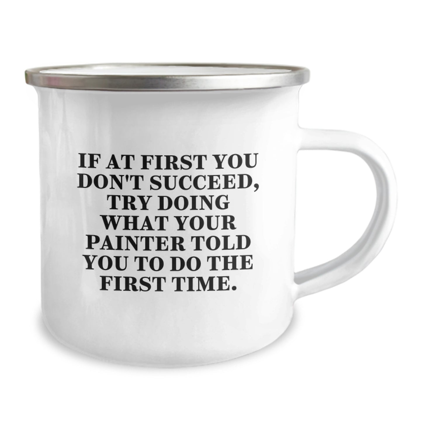Painter Keepsake Camping Mug for Him Birthday Gift with Inspirational - Image 2