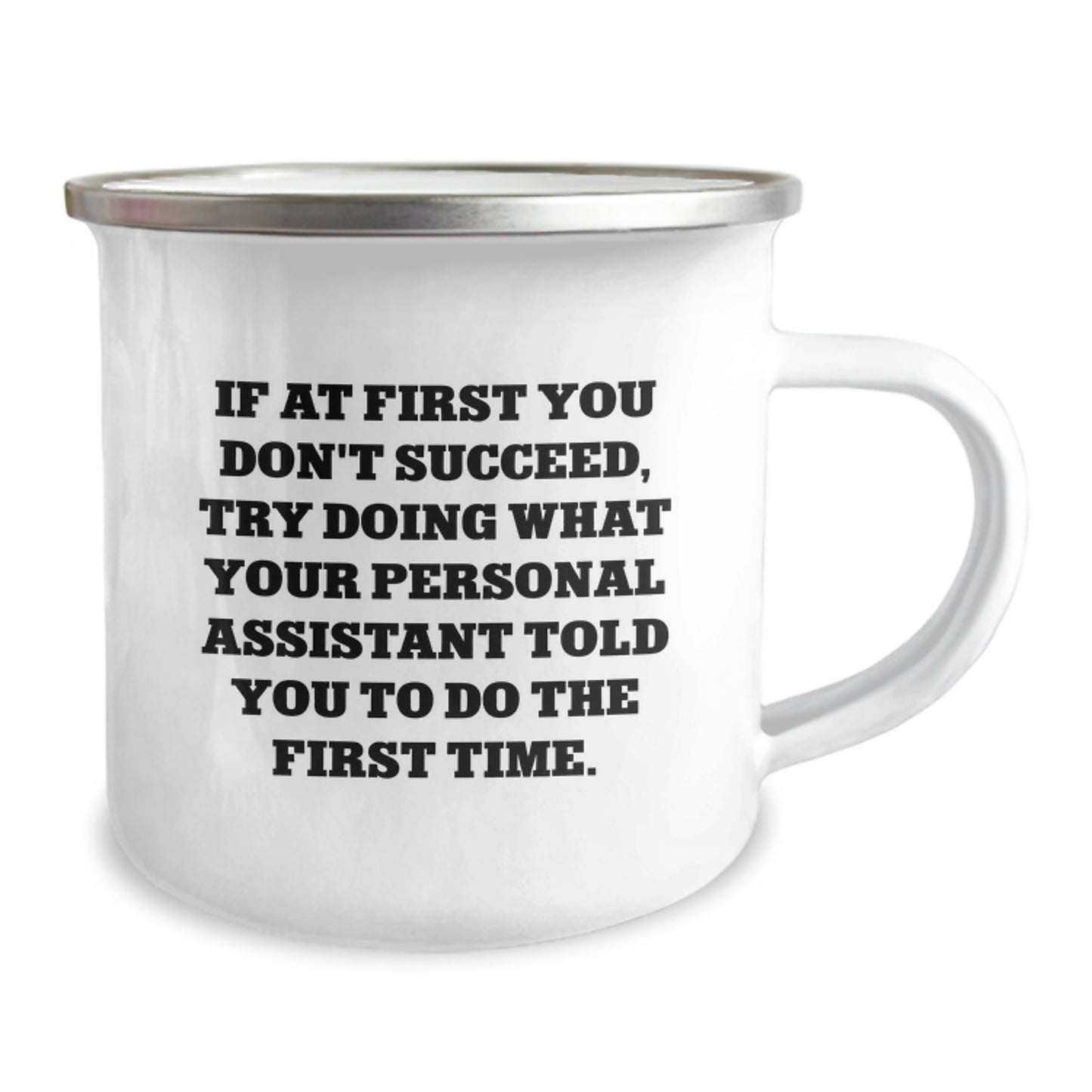 Funny Personal Assistant Gifts from Friends, Unique Valentine's Unique Gifts for Personal Assistant, Camping Mug with Inspirational Quote - Image 2