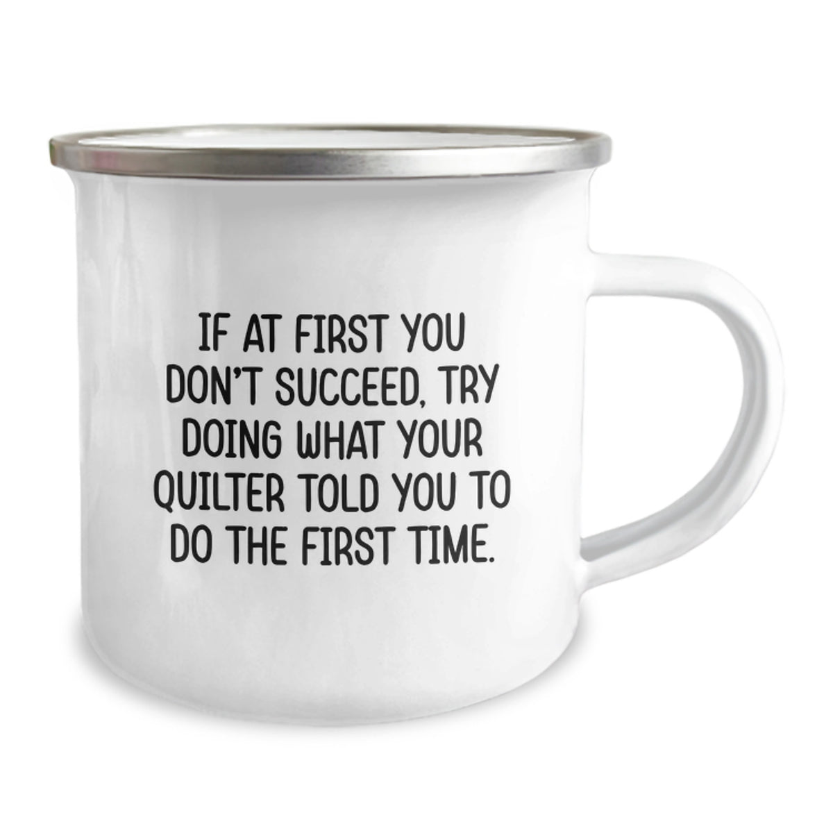 Quilter Camping Mug Novelty Birthday Gift for Friends Sturdy - Image 2