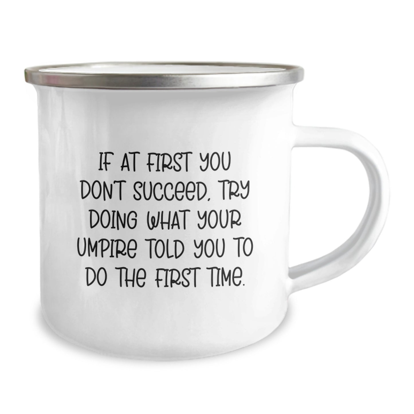 Funny Umpire Gifts for Men from Friends, Unique Graduation Unique Umpire Inspirational Quote Funny Umpire Camping Mug - Image 2