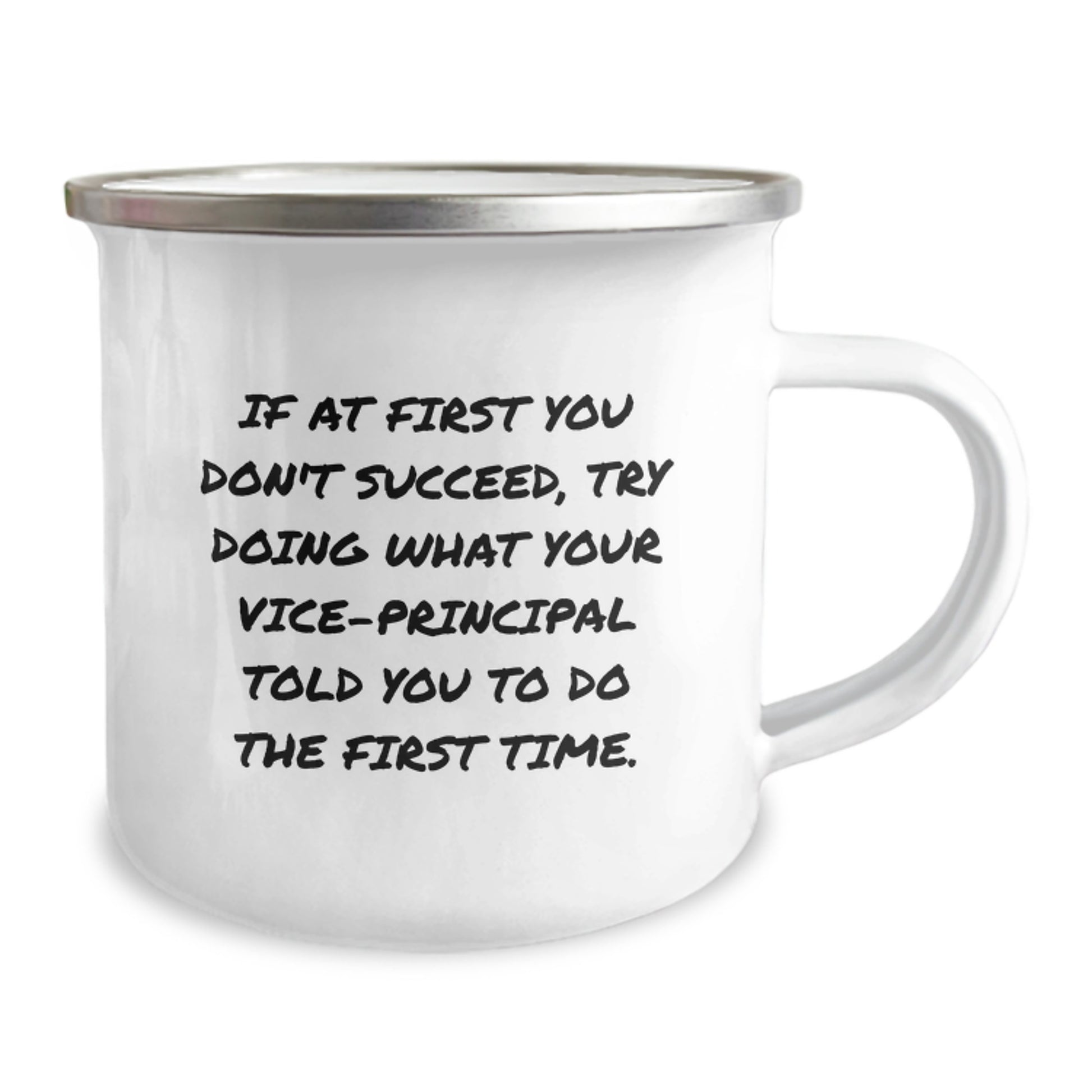 Funny Vice-principal Gifts for Men, Christmas Unique Gifts from Friends, Vice-principal Camping Mug with Inspirational Quote - Image 2
