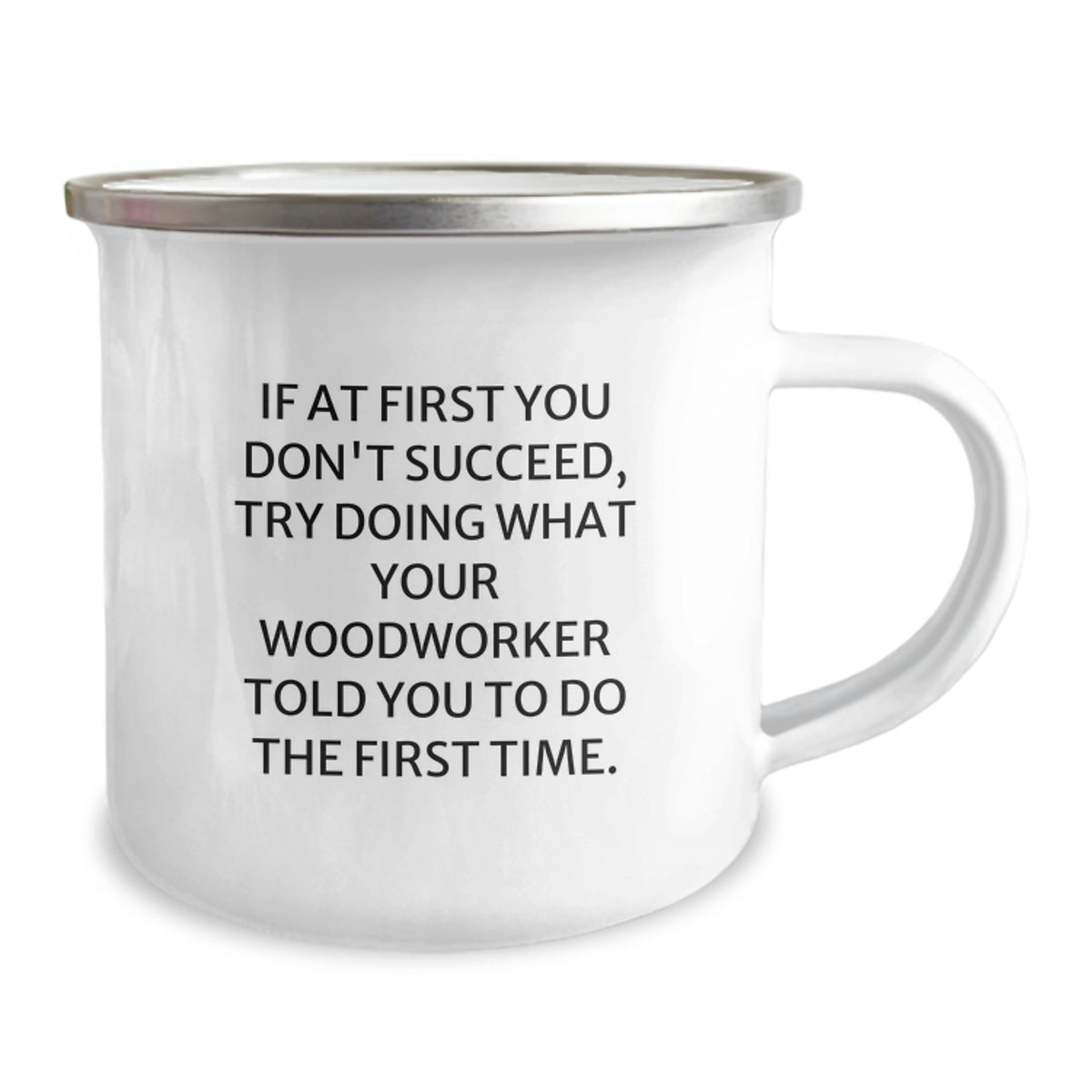Christmas Gift for Her Humorous Woodworker Quote Camping Mug Present - Image 2