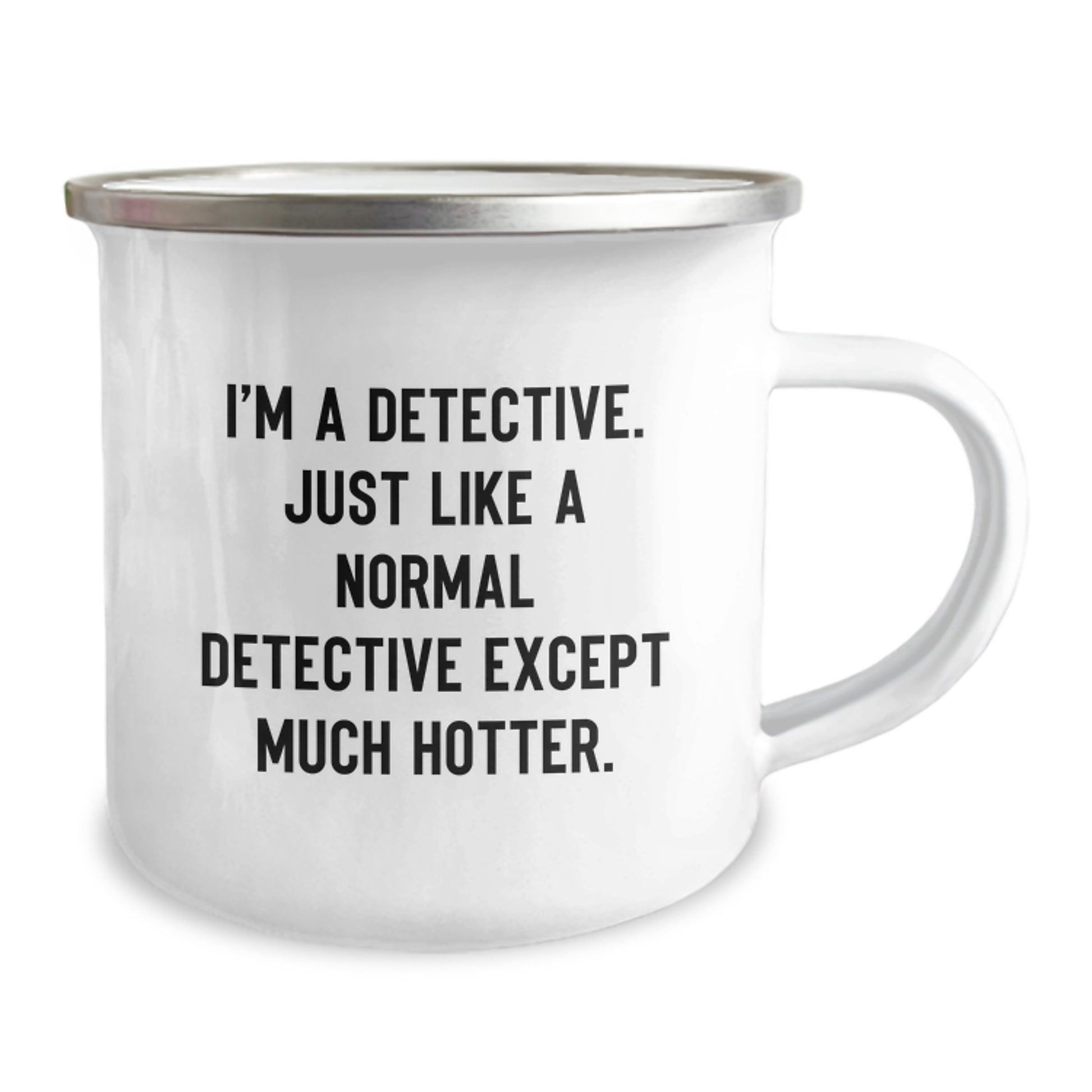 Funny Detective Gifts for Birthday, Camping Mug, Unique Birthday Unique Gift for Detective Friends, Gifts from Men to Detective Coworkers - Image 2