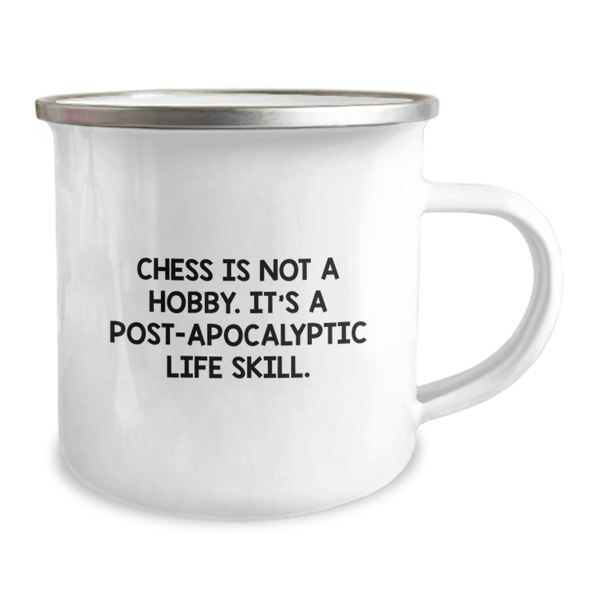 Chess Keepsake Camping Mug for Him Birthday Gift Epic Strategy Adventure - Image 2