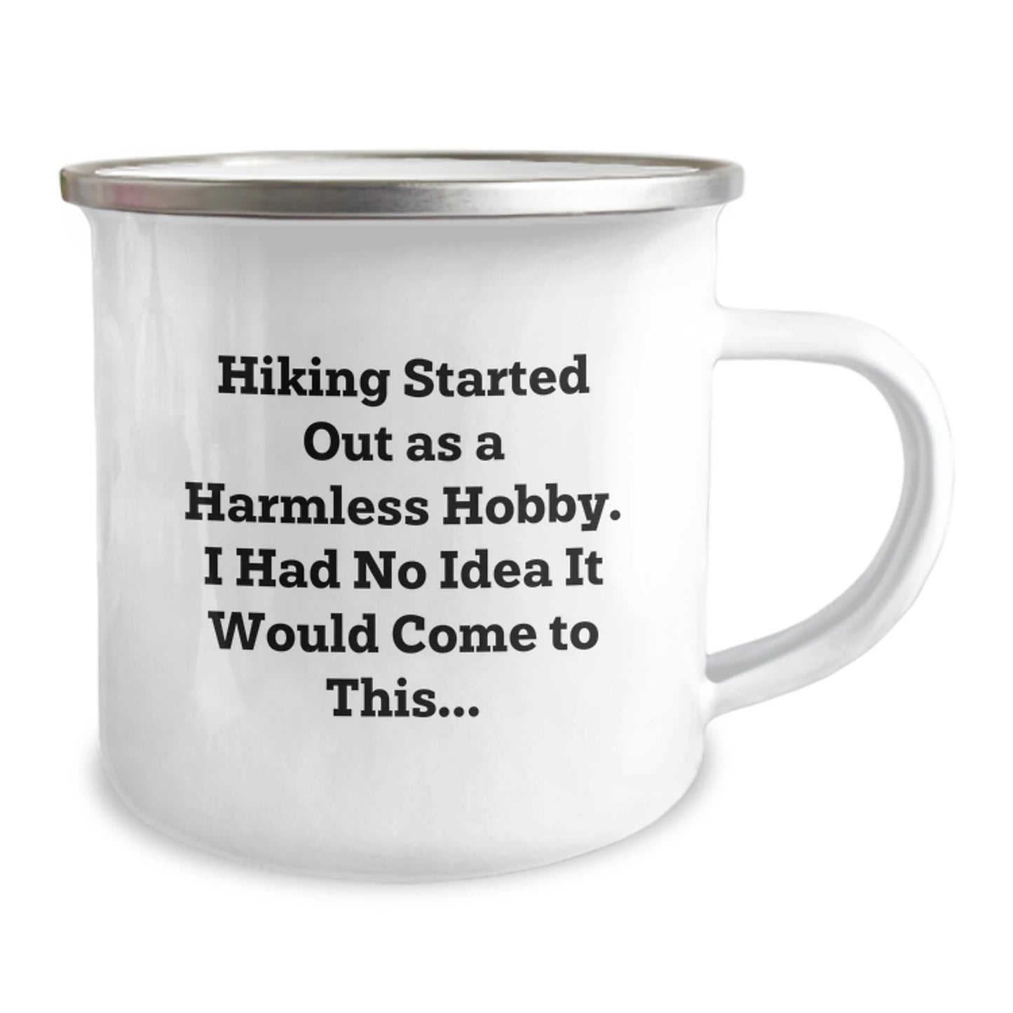 Hiking Keepsake Camping Mug for Him Birthday Gift with Enamel Finish - Image 2