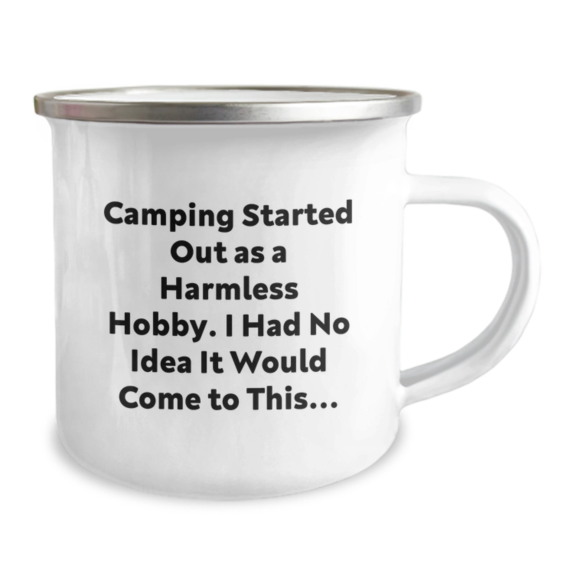 Birthday Gift for Her Camping Mug – Stainless Steel Enamel Present - Image 2