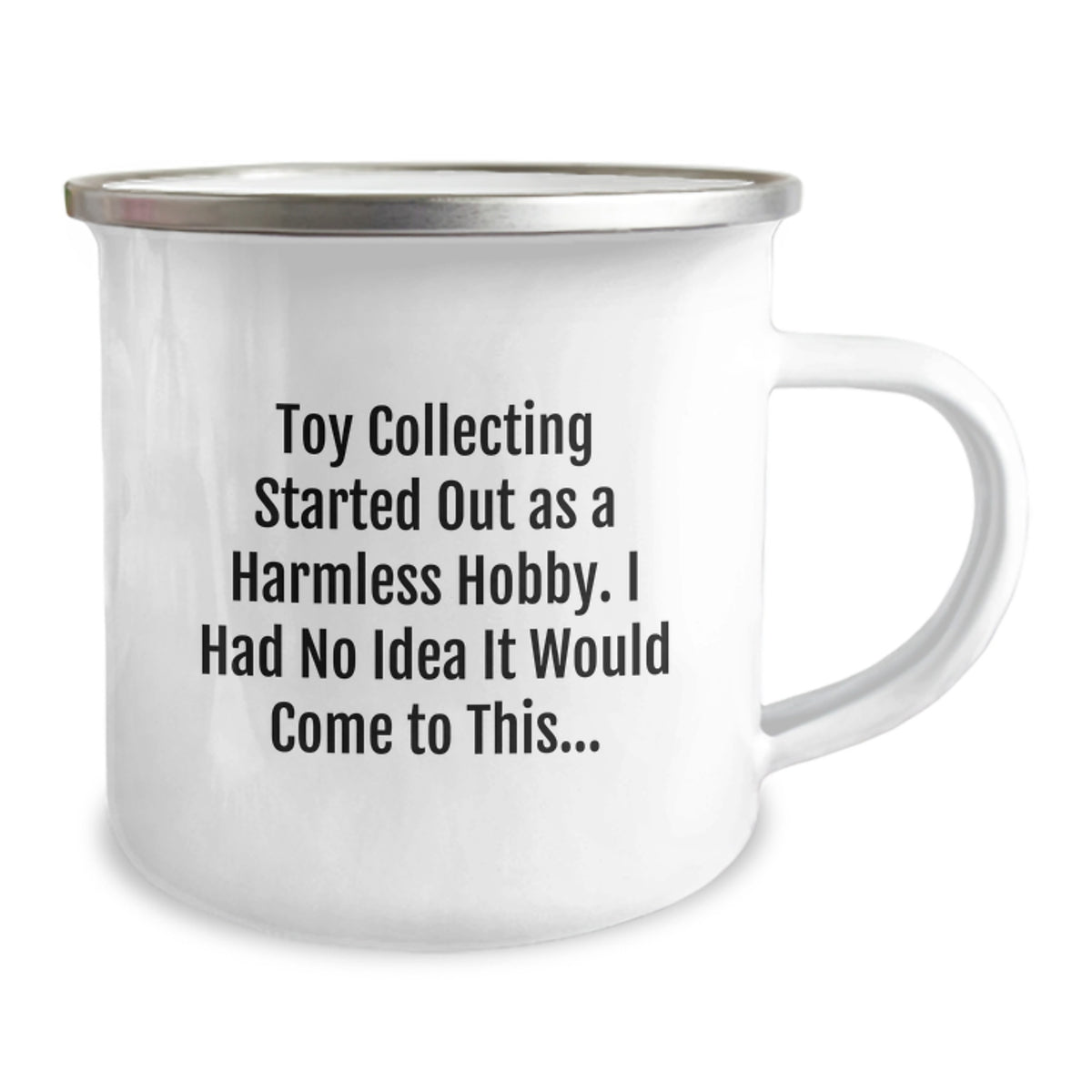 Toy Collecting Gift for Him - Humorous Keepsake Camping Mug - Image 2