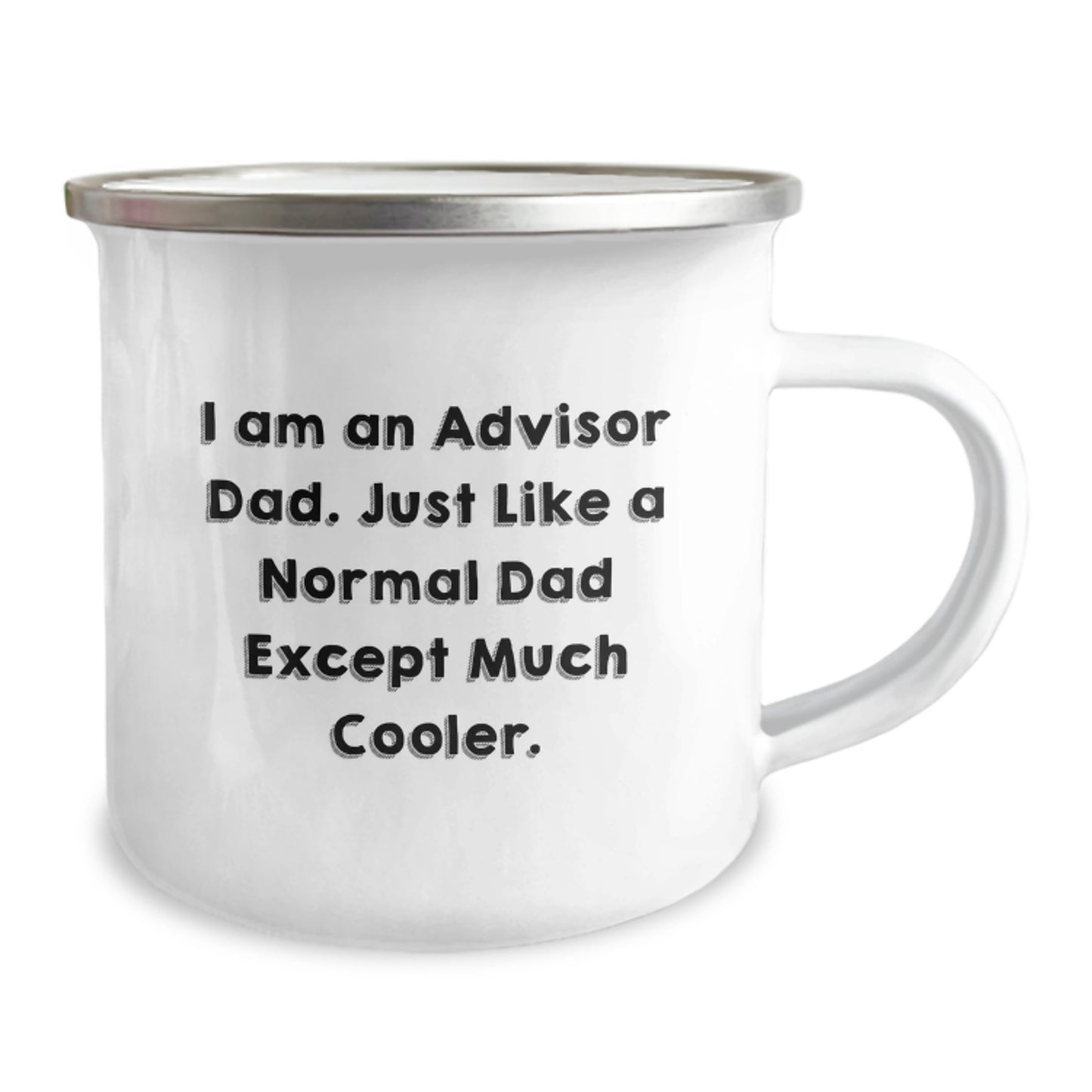 Funny Advisor Dad Gifts for Men, I Am An Advisor Dad Camping Mug, Birthday Unique Gifts from Dad to Advisor - Image 2
