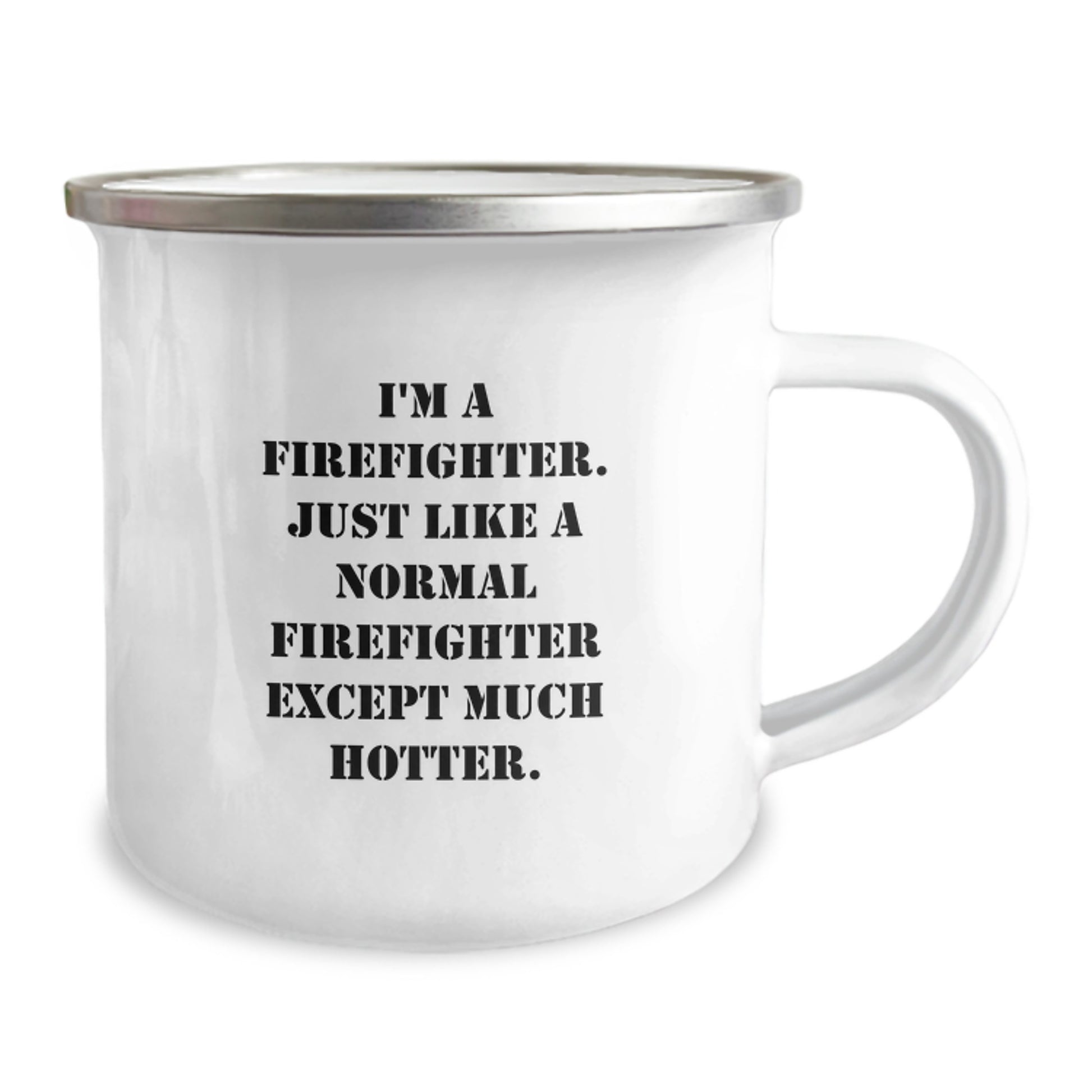 Funny Firefighter Gifts from Men for Firefighter Dad on Father's Day Camping Mug - Image 2