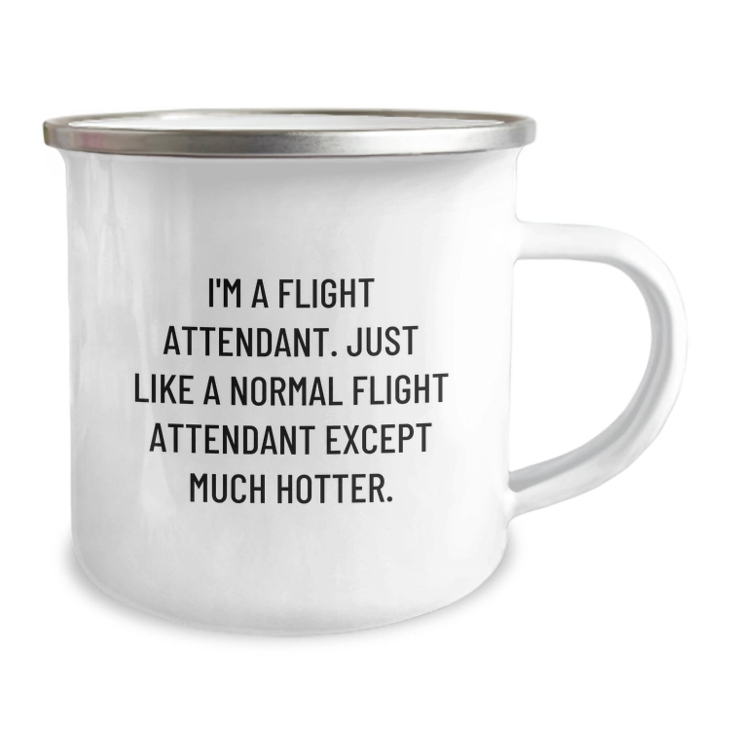 Flight Attendant Camping Mug Gift - Funny Quote for Men or Women Friends and Family - Image 2