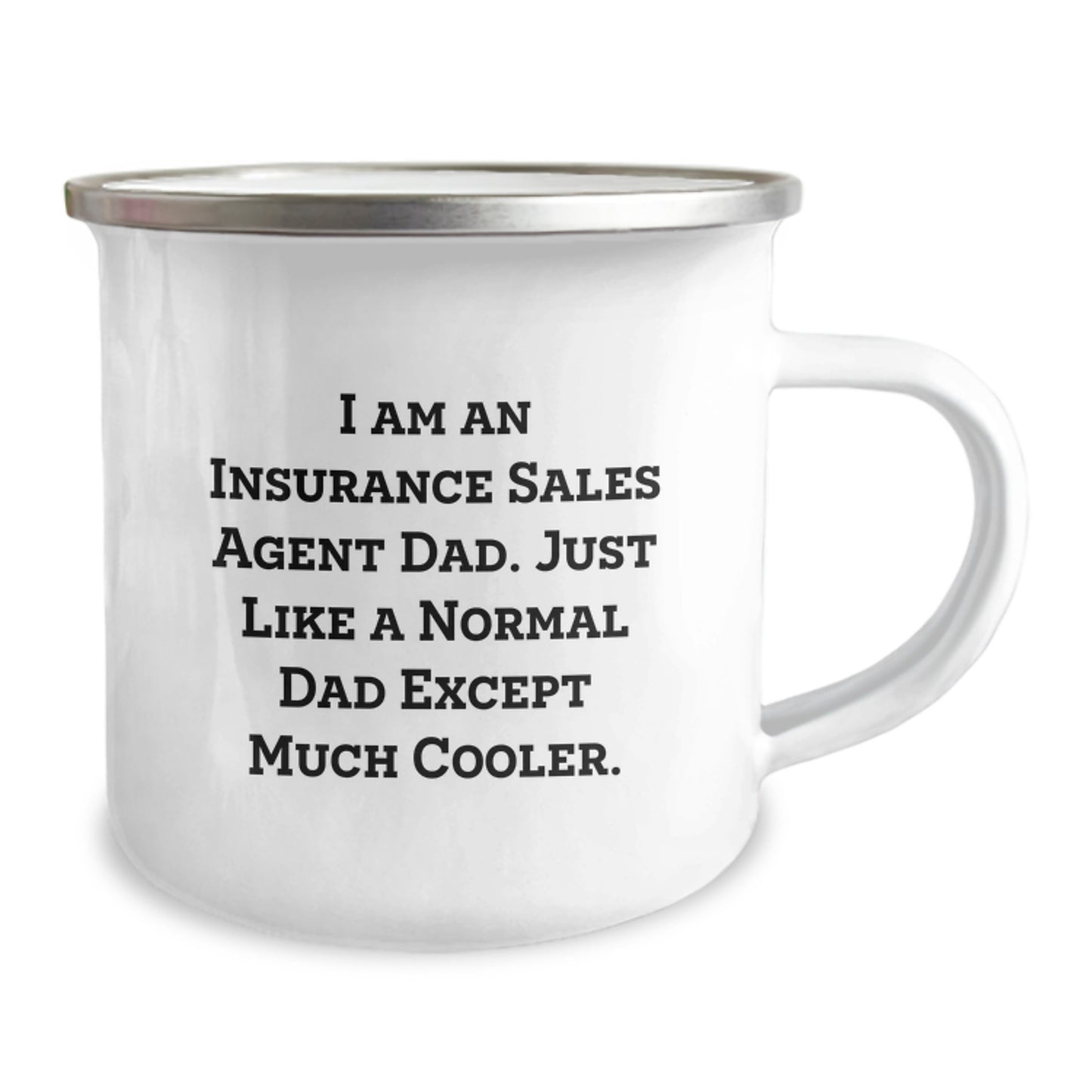 Dad Insurance Sales Agent Keepsake Camping Mug for Him Birthday Gift - Image 2