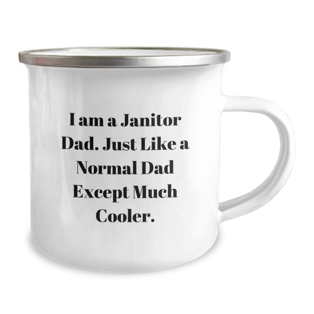 Janitor Dad Gift Keepsake A Cool Dad's Camping Mug - Image 2