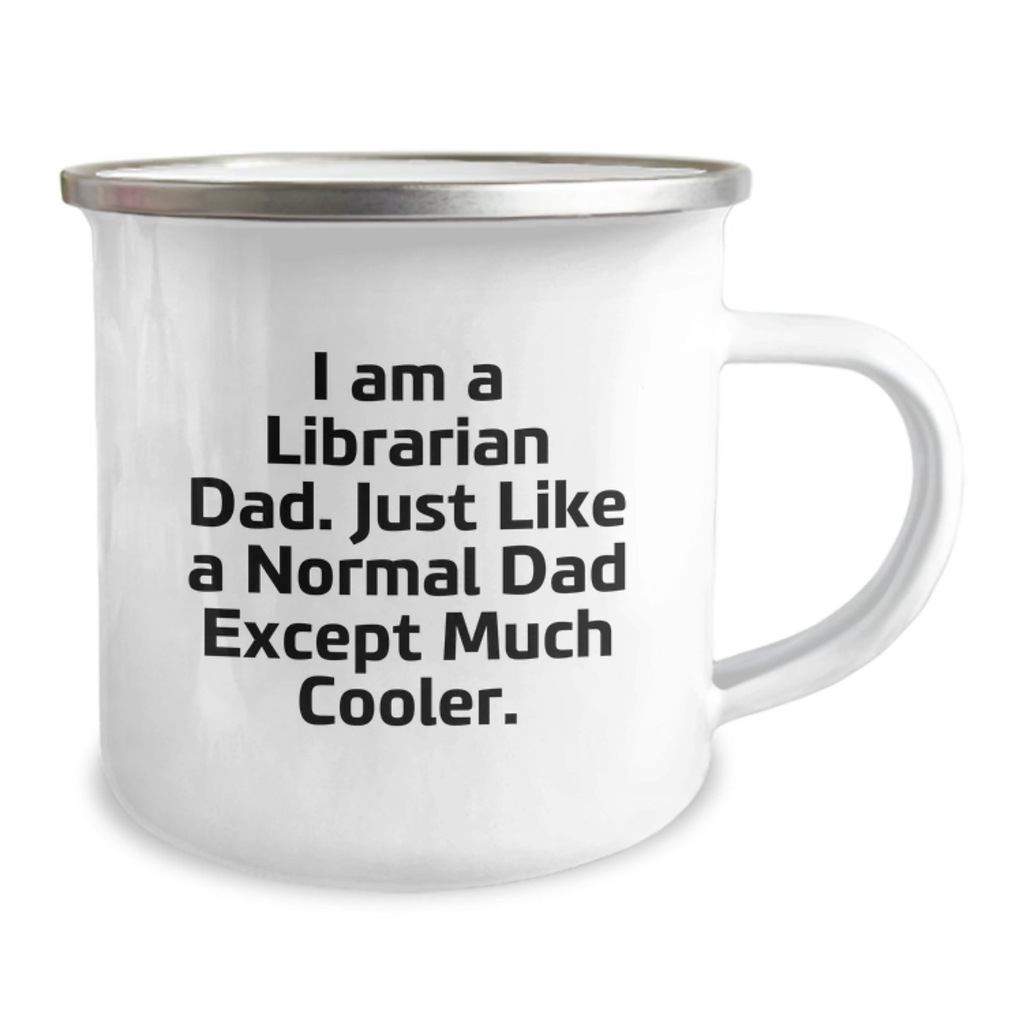Cool Librarian Camping Mug Birthday Gift for Neighbors Essential - Image 2