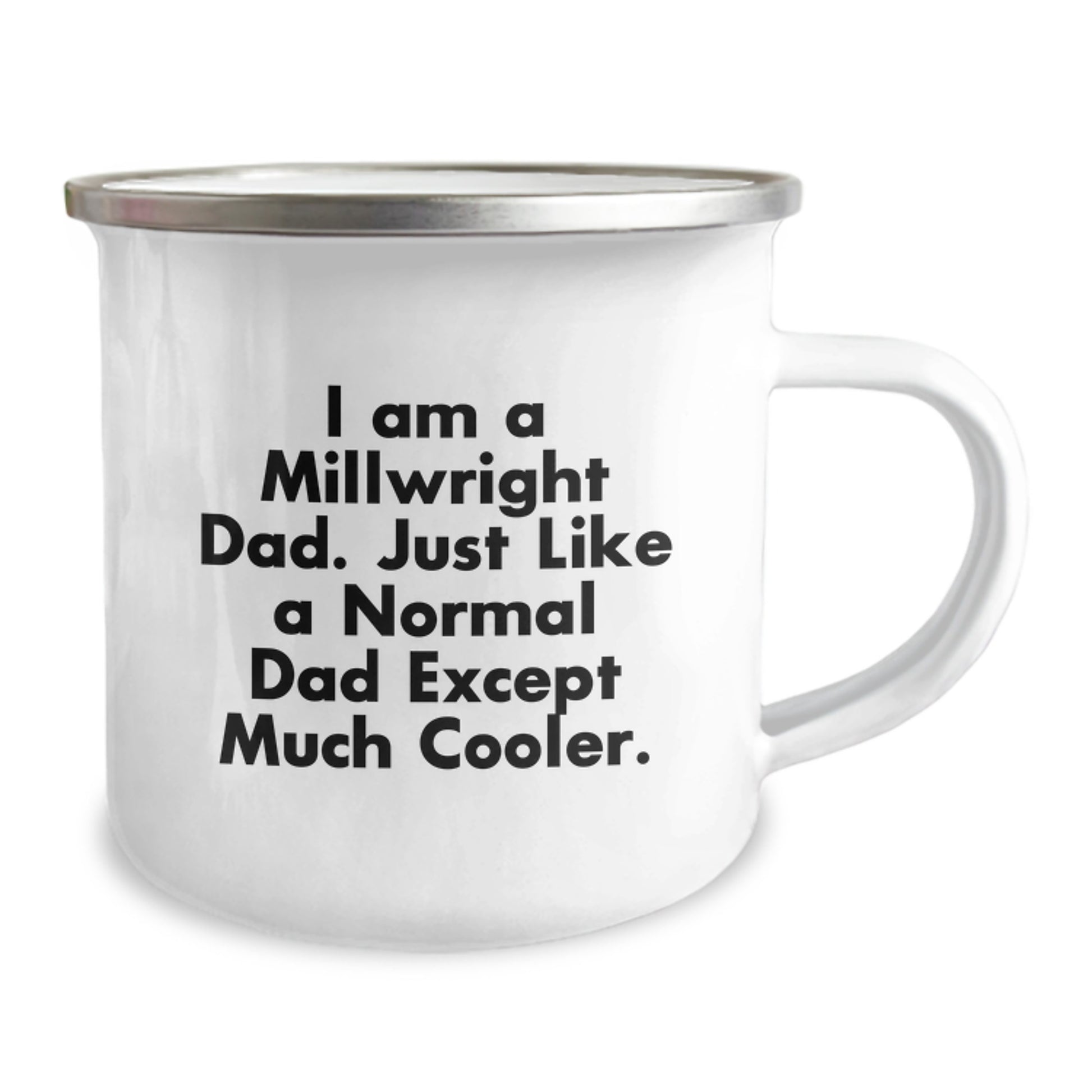 Millwright Keepsake Camping Mug Birthday Gift for Him Dad Pride - Image 2