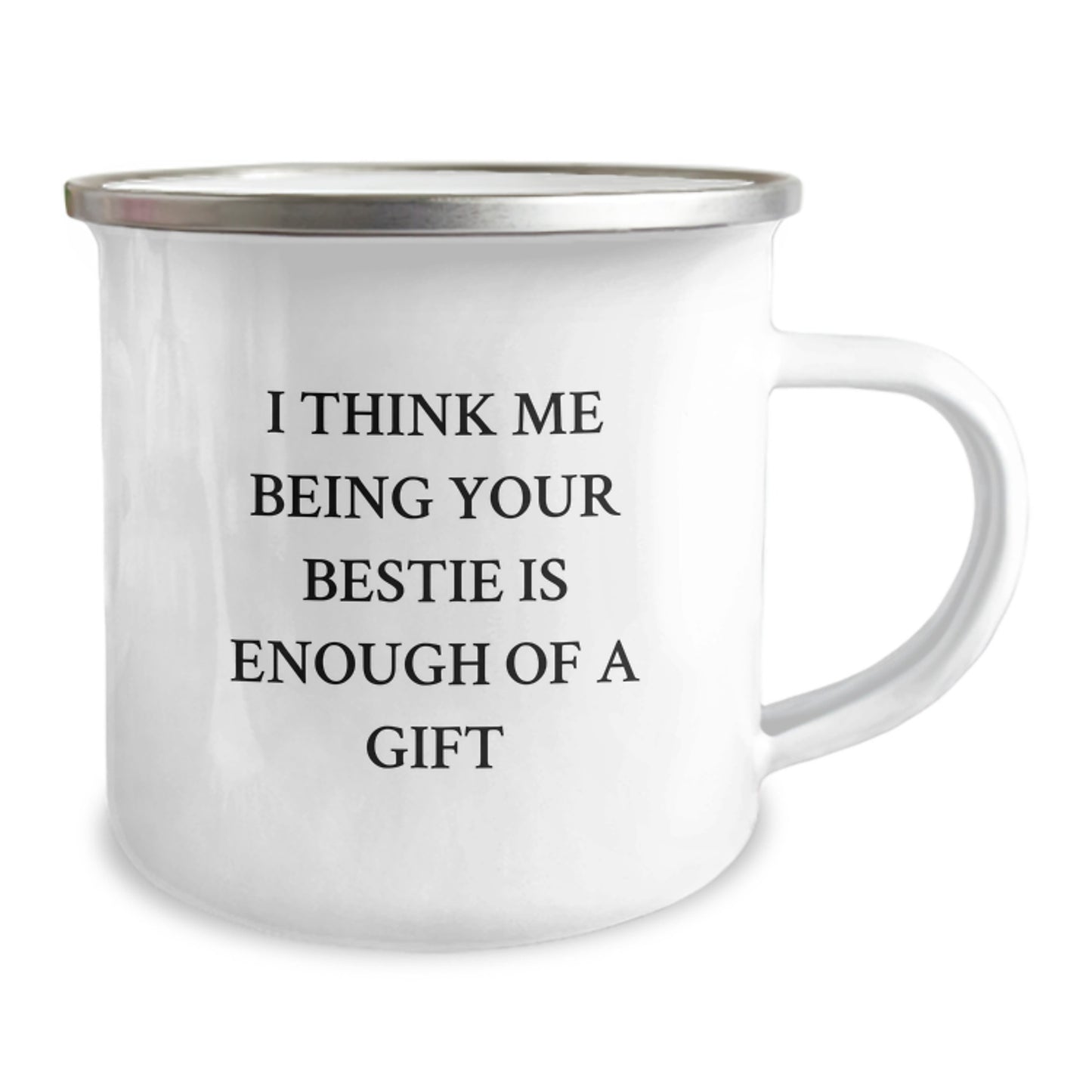 Bestie Keepsake Camping Mug for Him Birthday Gift - Stainless Steel - Image 2
