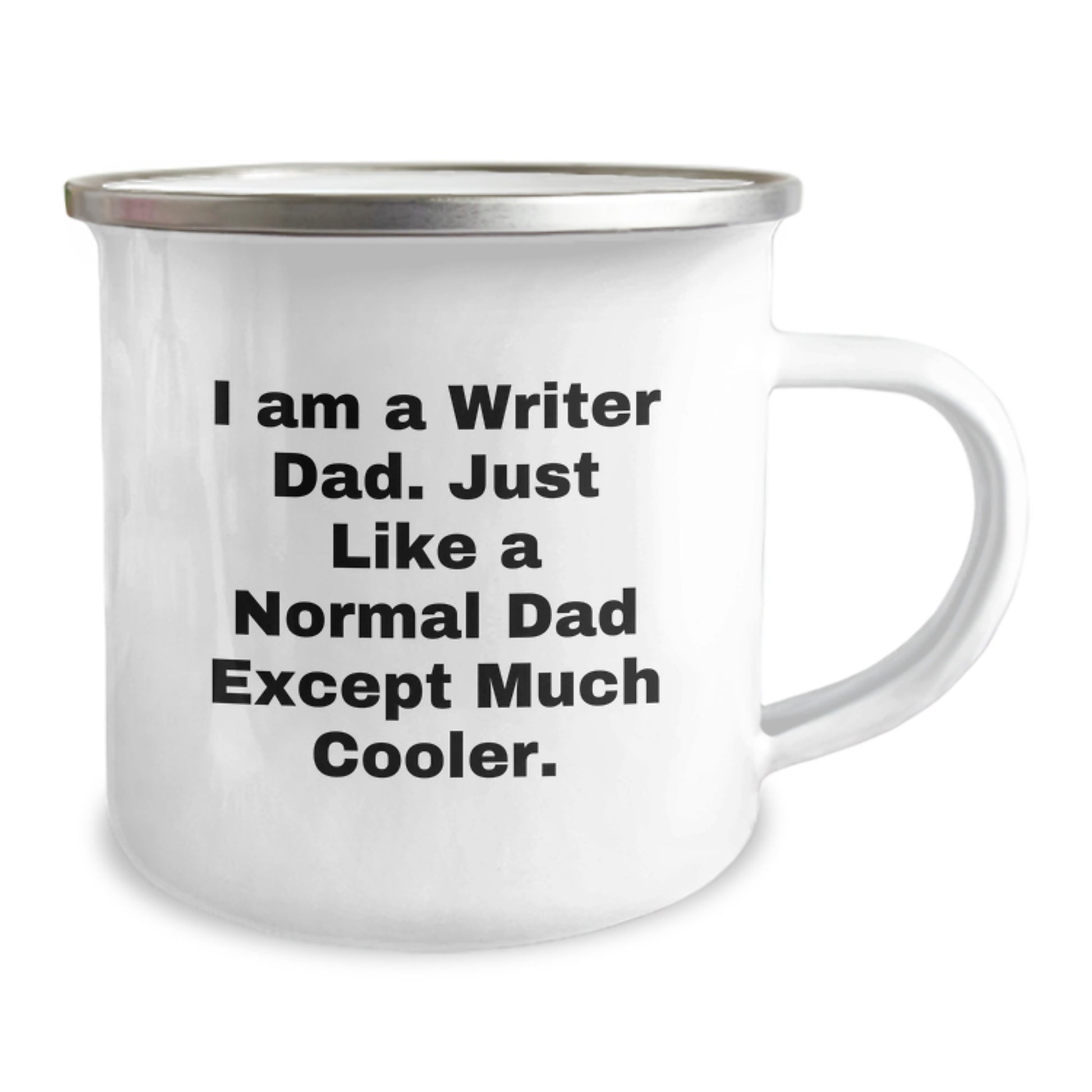 Birthday Gift Camping Mug for Her – I Am A Writer Dad Present - Image 2