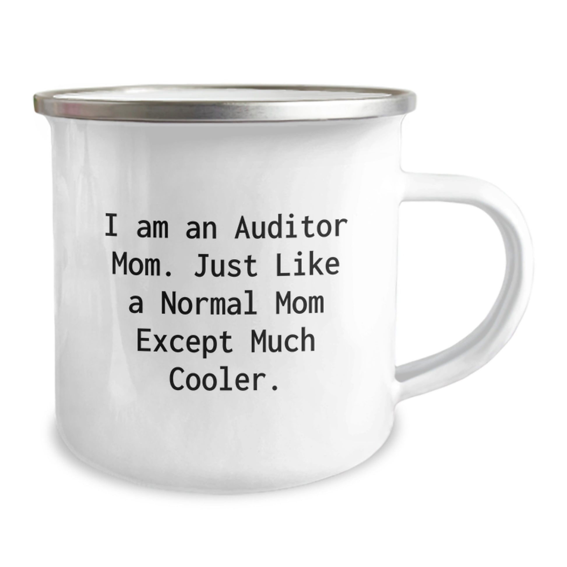 Birthday Gift for Her Auditor Mom Camping Mug Present with Cool Quote - Image 2