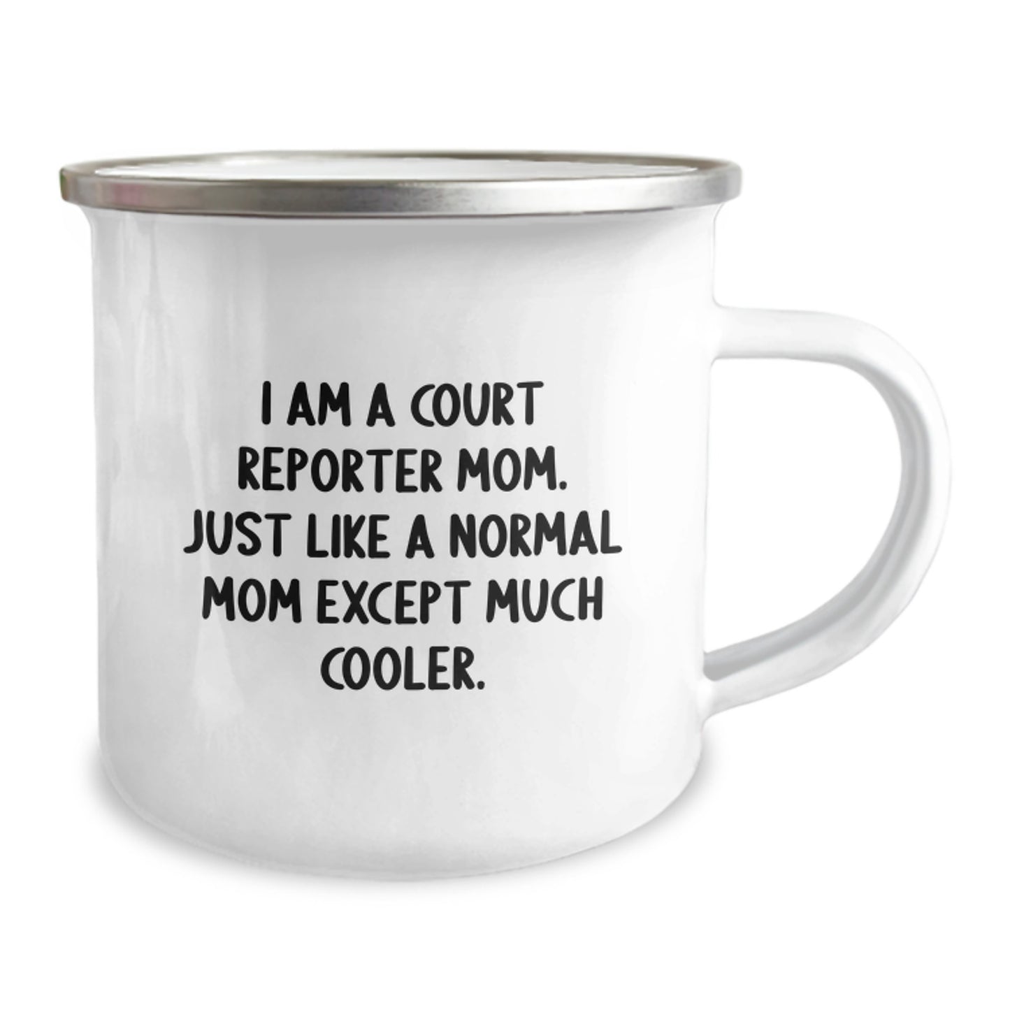 Cool Court Reporter Mom Camping Mug – Birthday Gift for Friends - Image 2