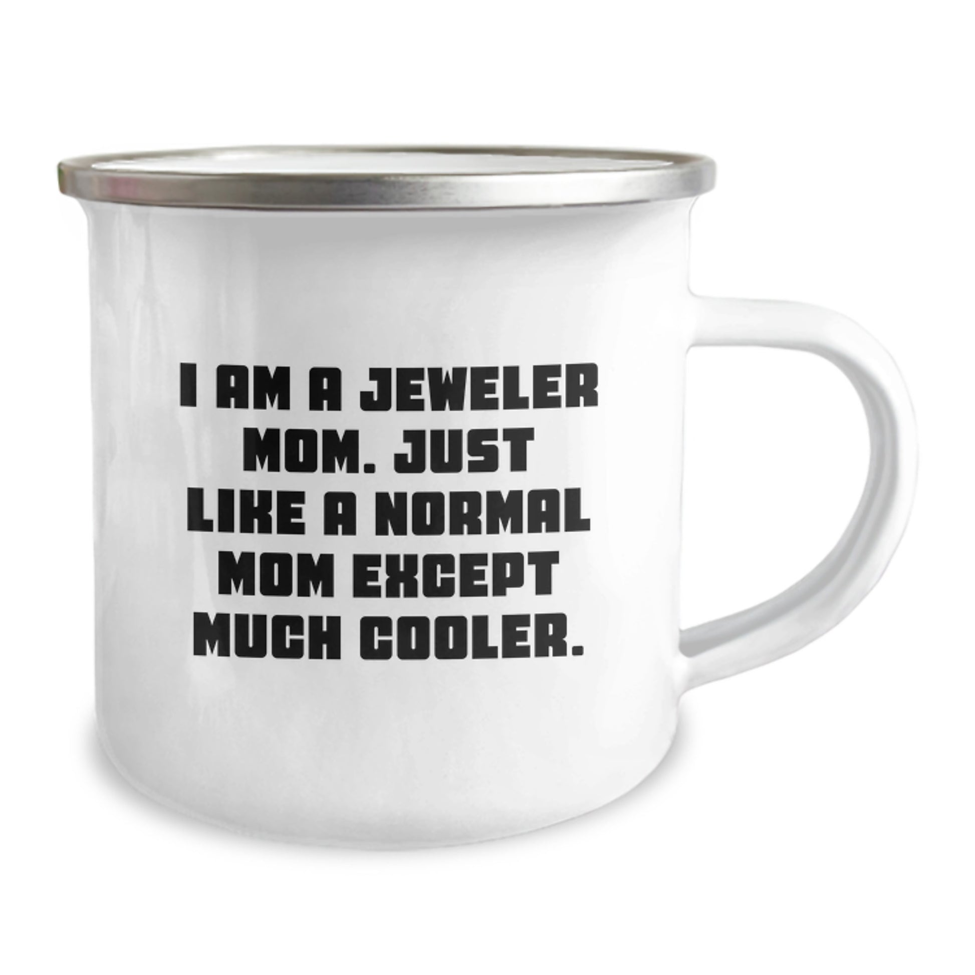 Jeweler Keepsake Camping Mug Birthday Gift for Him With Enamel Finish - Image 2