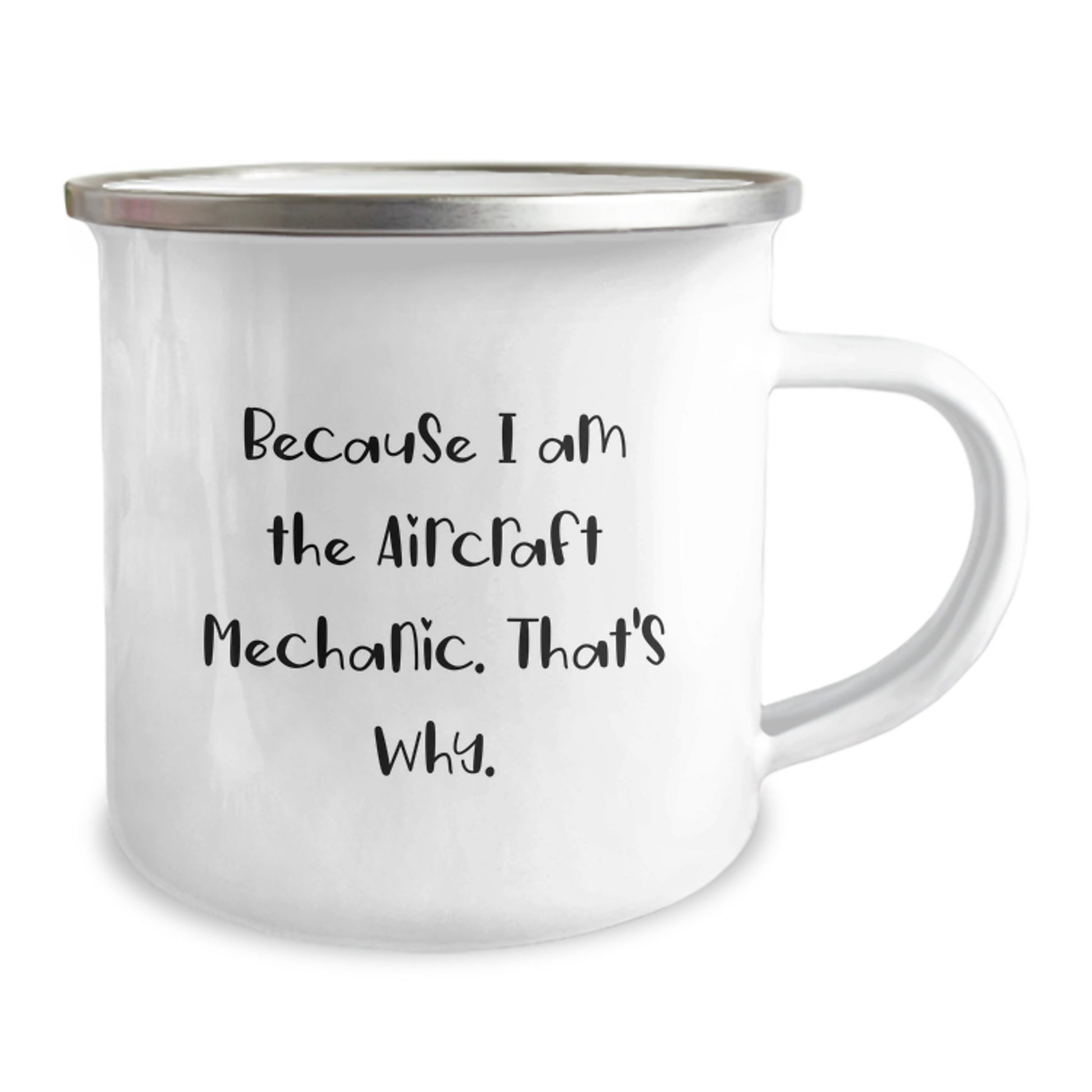 Birthday Gift for Her Aircraft Mechanic Camping Mug Present - Image 2