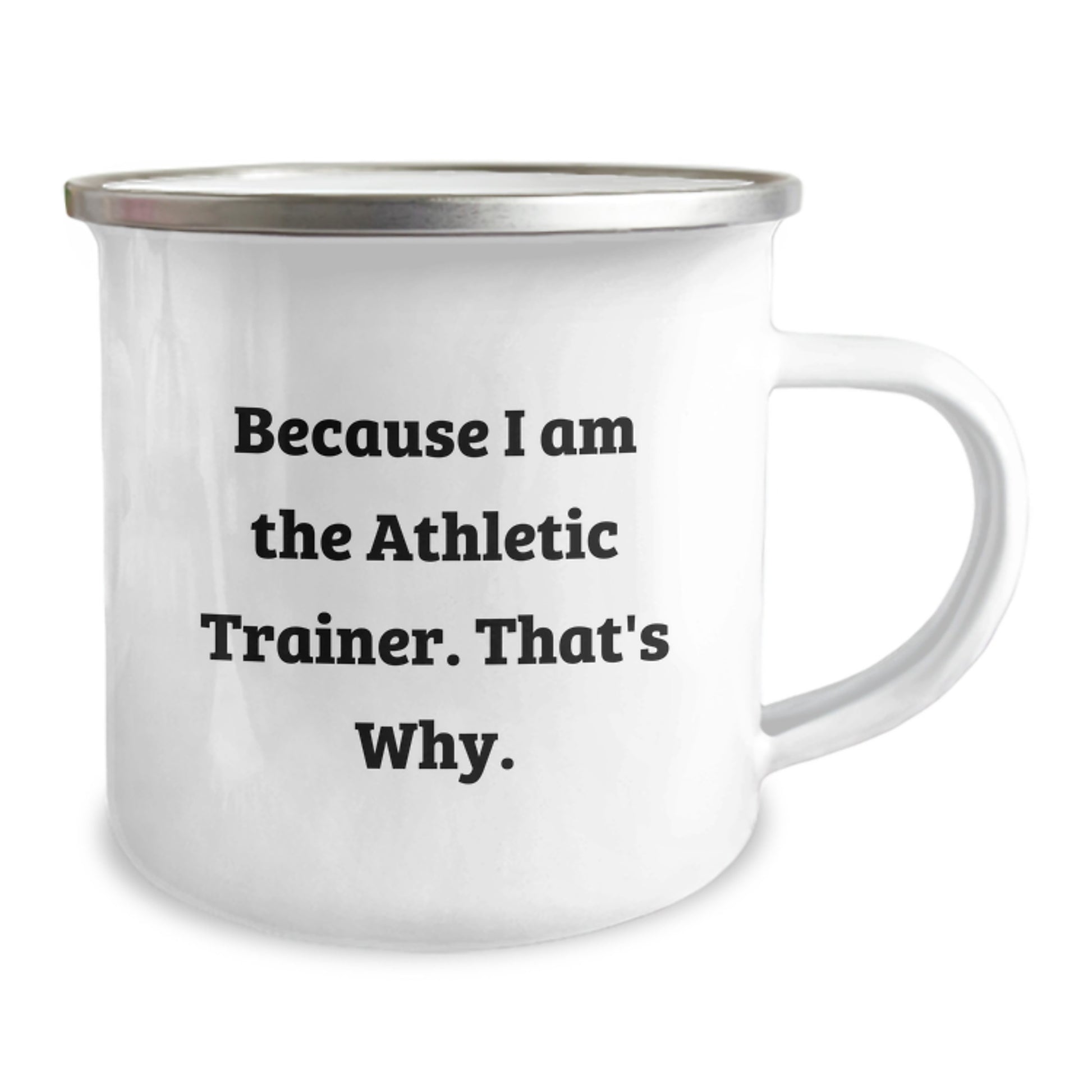 Athletic Trainer Keepsake Camping Mug for Him Steel Birthday Gift - Image 2