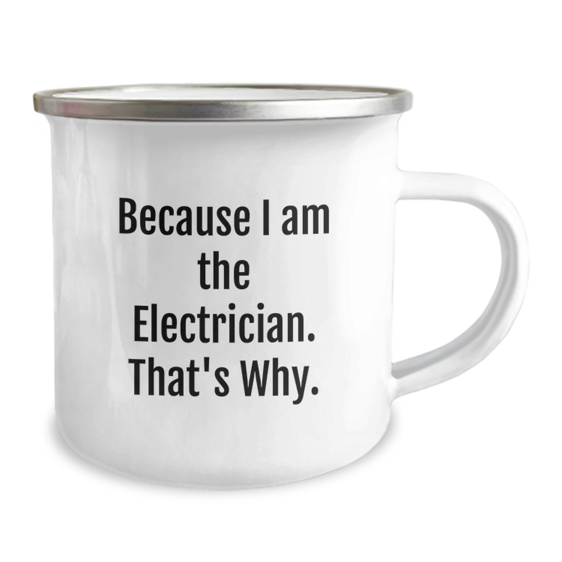 Birthday Gift Electrician Camping Mug for Her Present - Image 2