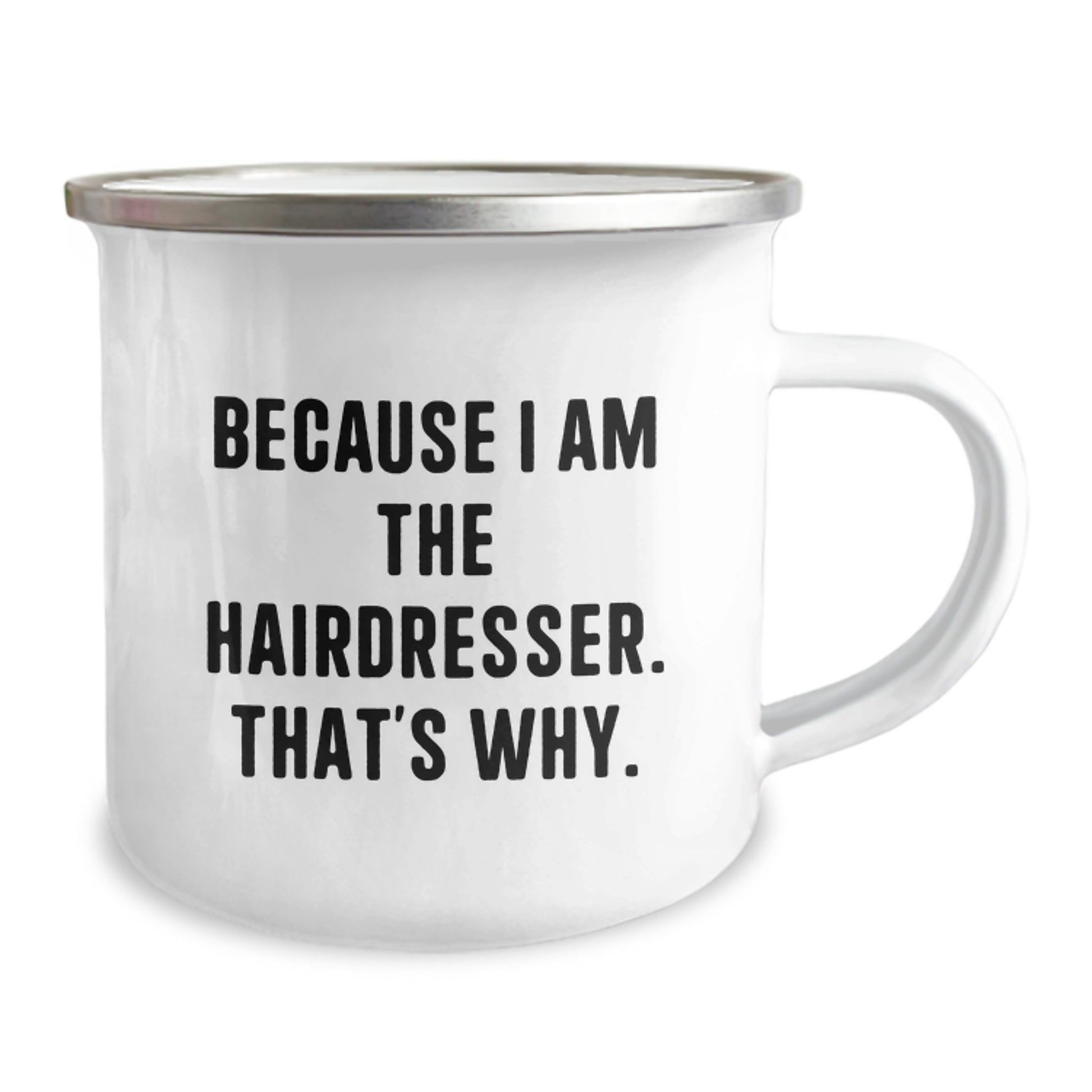 Birthday Gift Hairdresser Camping Mug for Her Present - Image 2