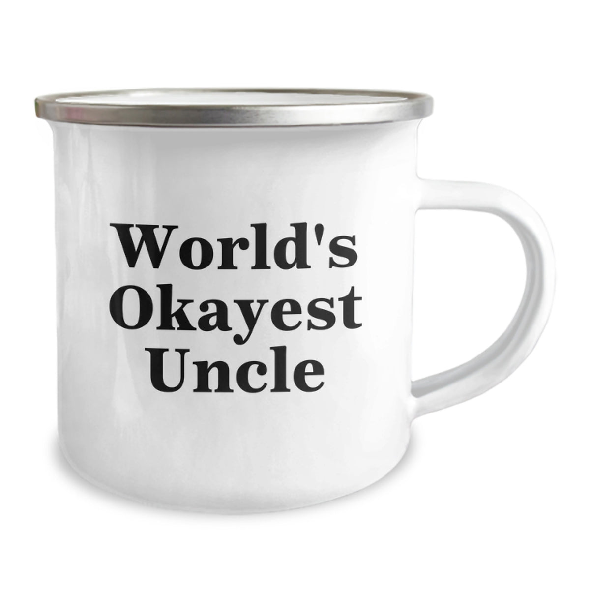 Uncle Gift for Him - World's Okayest Uncle Camping Mug Keepsake - Image 2