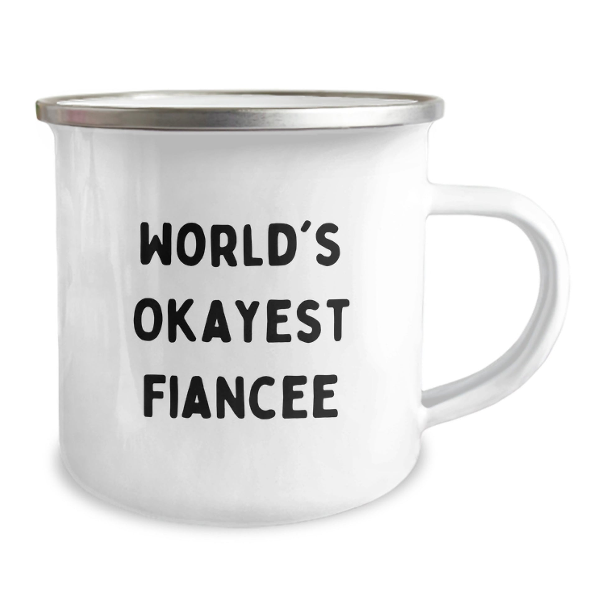 Birthday Gift for Her Fiancee Camping Mug Present Keepsake Endearing - Image 2