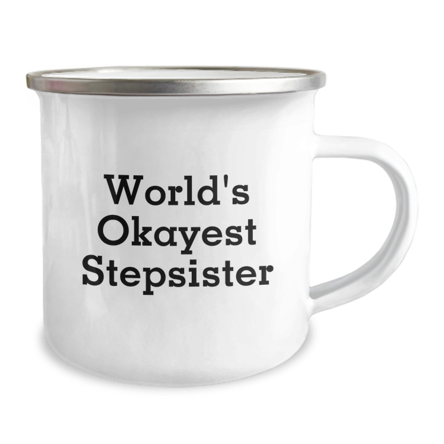 Stepsister Keepsake Camping Mug for Him Birthday Gift - Image 2