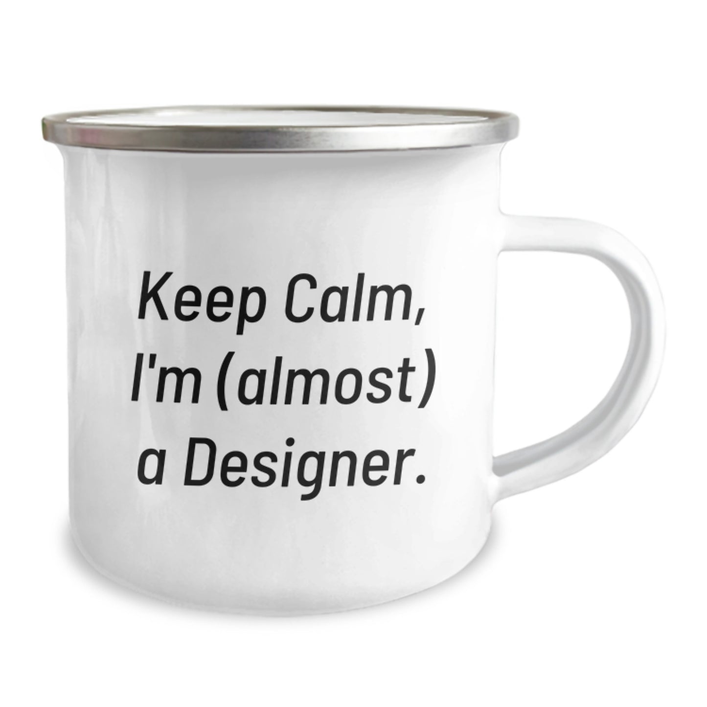 Designer Keepsake Camping Mug for Him – Birthday Gift with Enamel Finish - Image 2